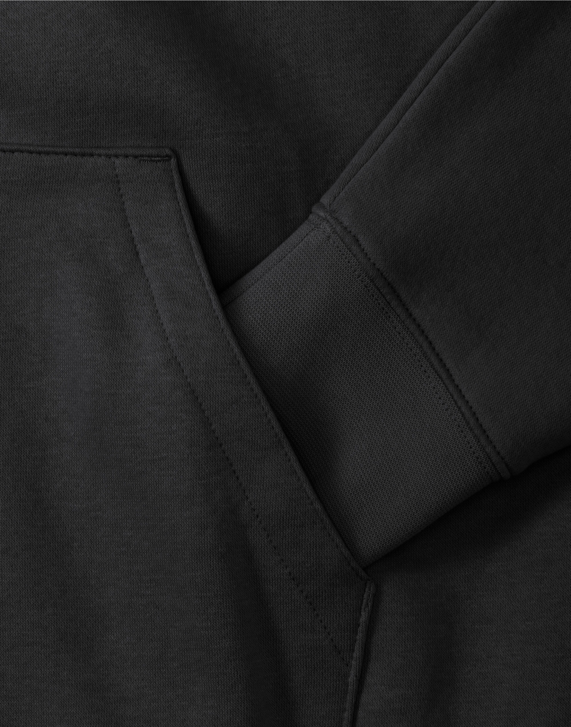 266M Black Men’s Authentic Zipped Hood Jacket