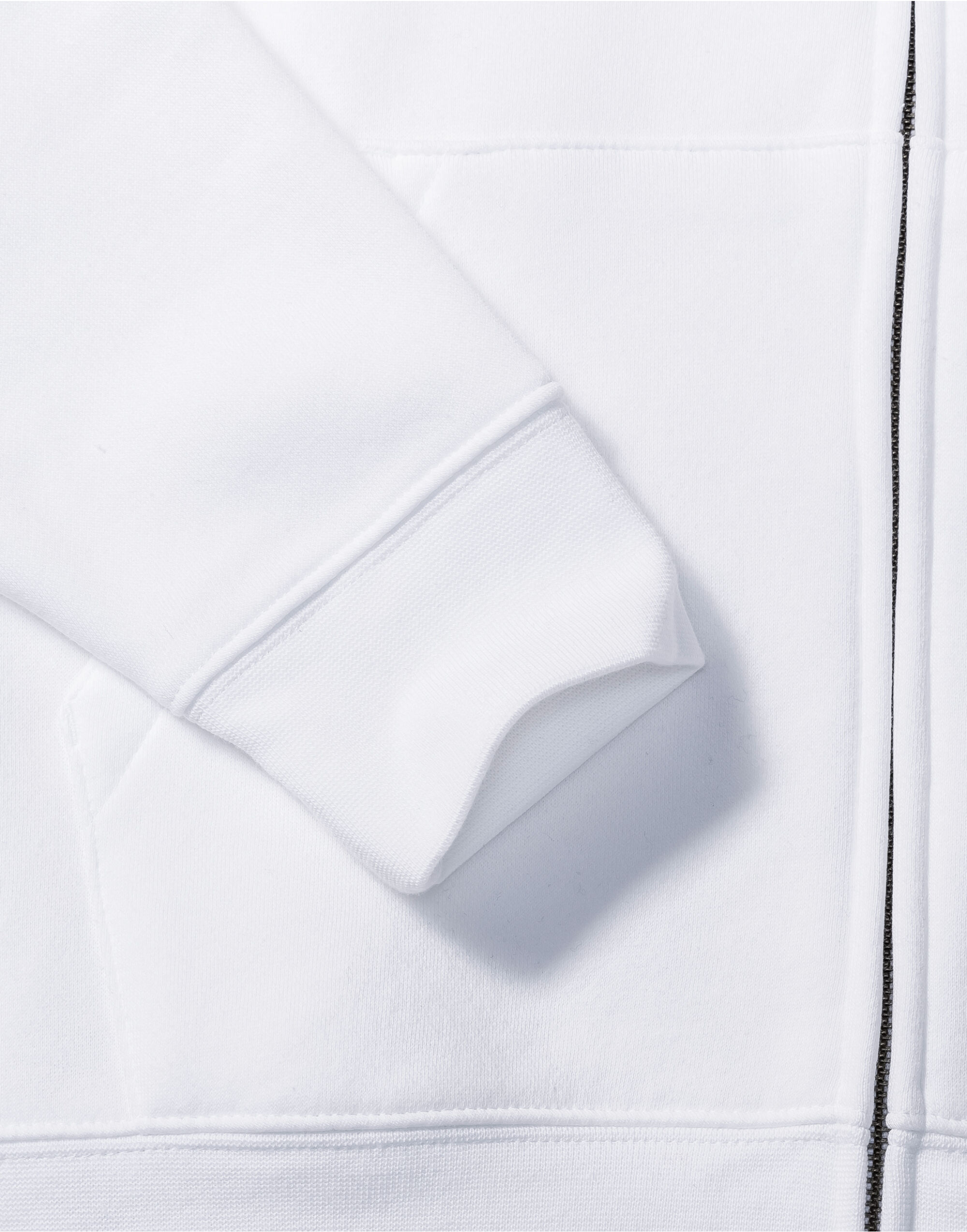 266M Men’s Authentic Zipped Hood Jacket White