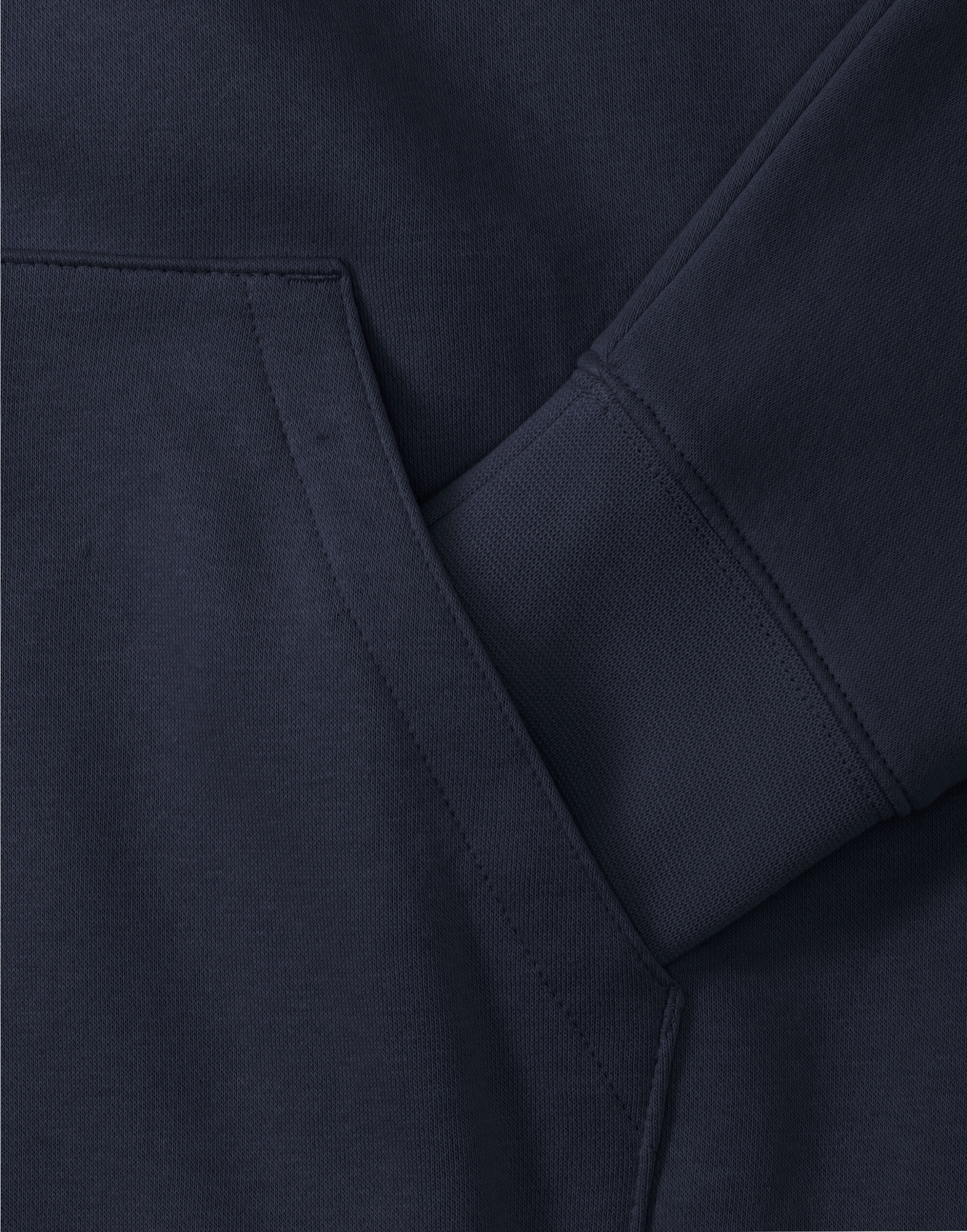 266M French Navy Men’s Authentic Zipped Hood Jacket
