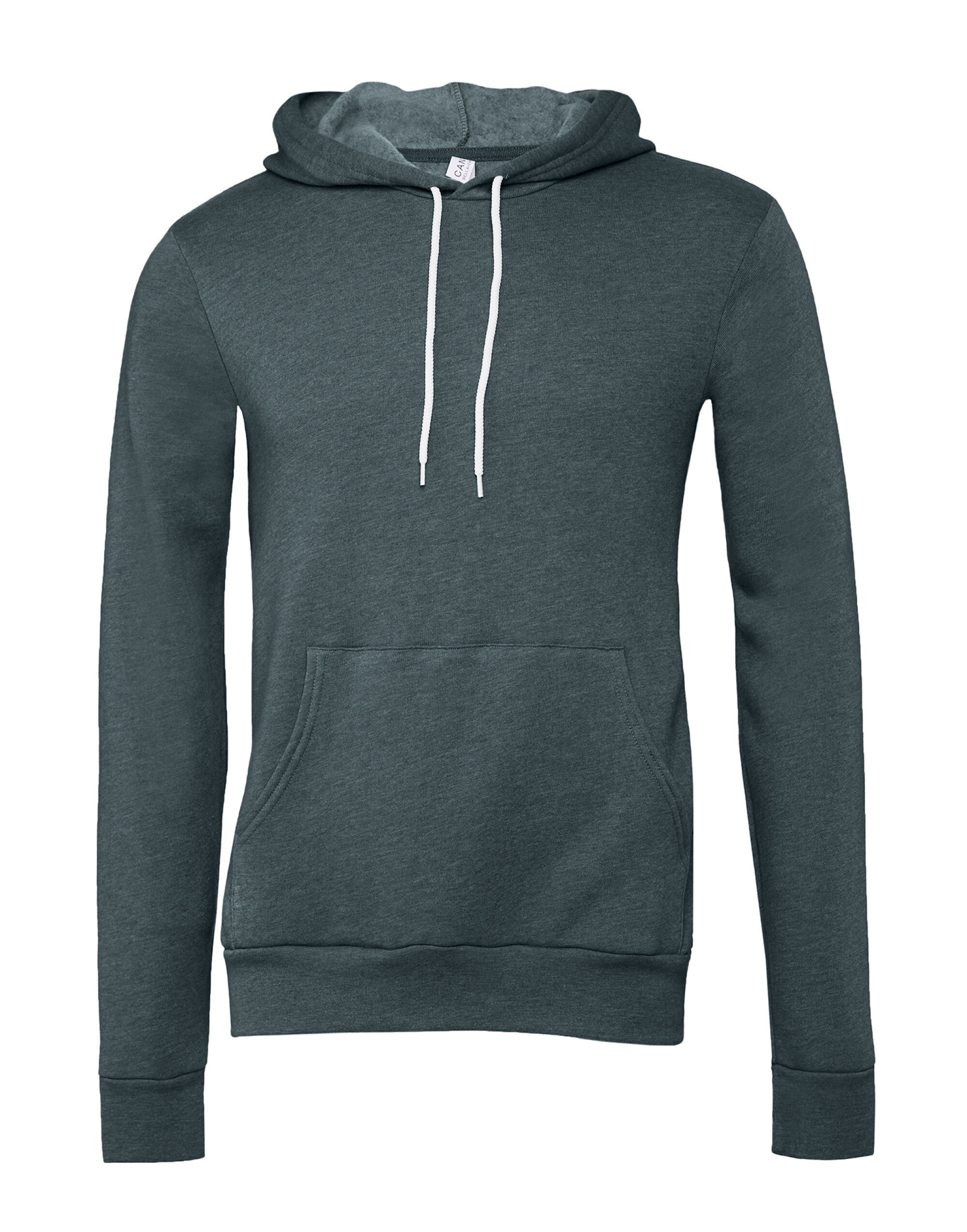 CA3719 Canvas Unisex Poly-Cotton Fleece Pullover Hoodie Heather Slate CA3719 Canvas Unisex Poly-Cotton Fleece Pullover Hoodie Heather Slate