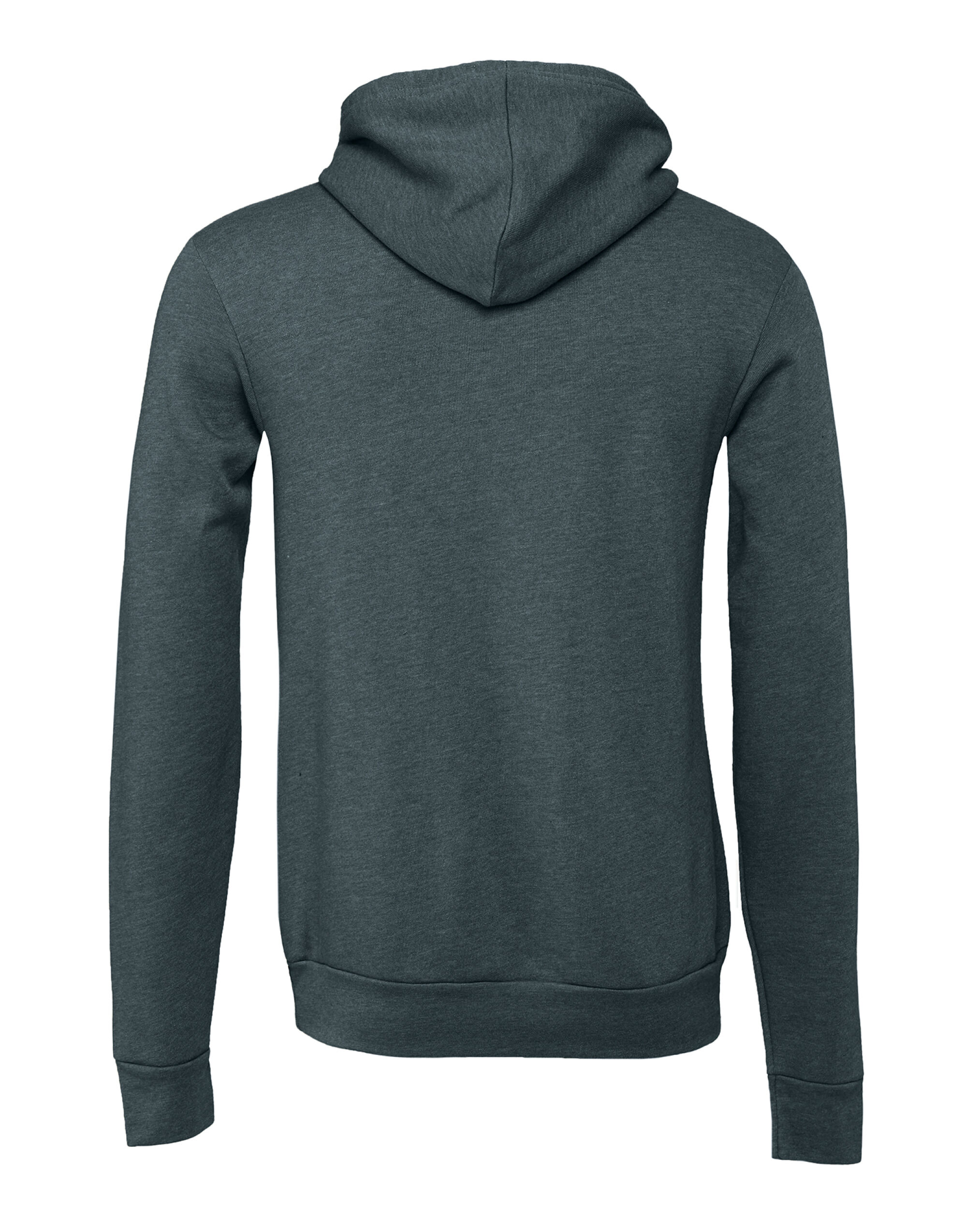 CA3719 Canvas Unisex Poly-Cotton Fleece Pullover Hoodie Heather Slate