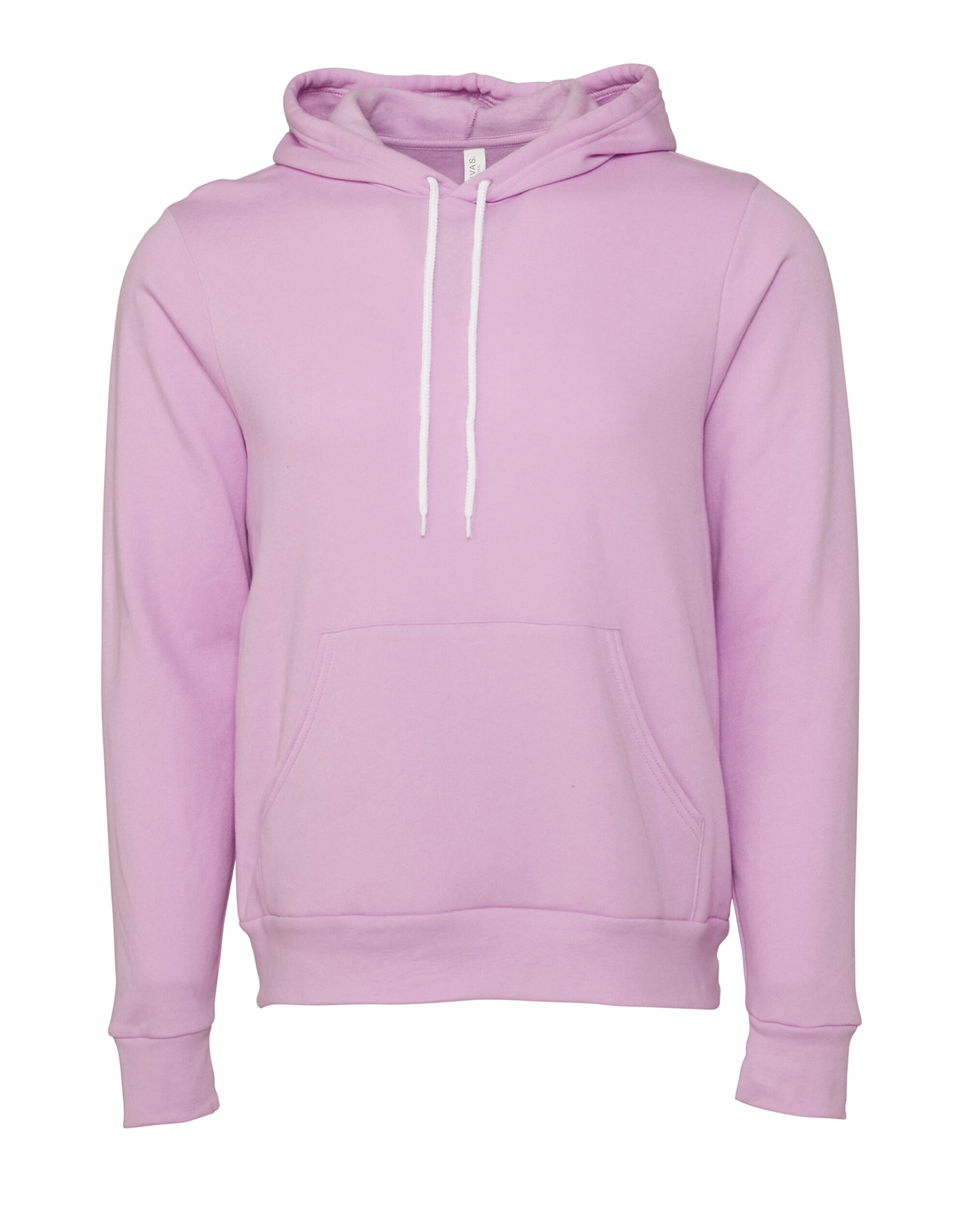 CA3719 Canvas Unisex Poly-Cotton Fleece Pullover Hoodie Lilac