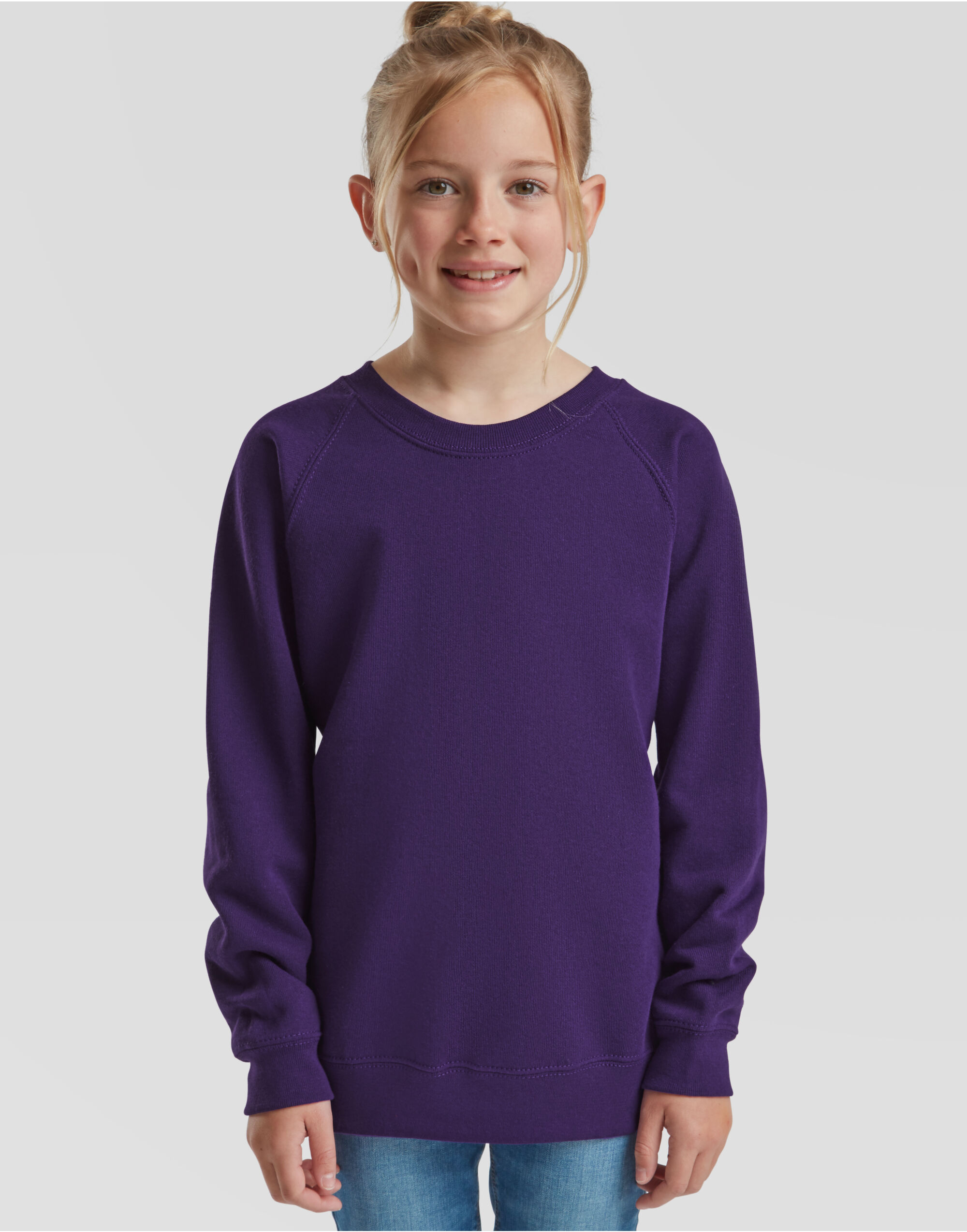 Purple Kid’s Classic Raglan Sweat Purple Kid’s Classic Raglan Sweat