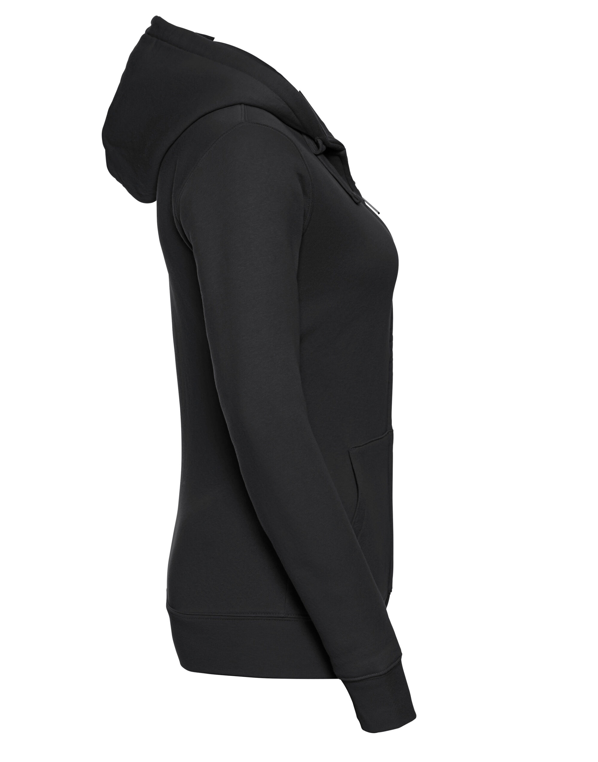 266F Ladies’ Authentic Zipped Hood Jacket Black