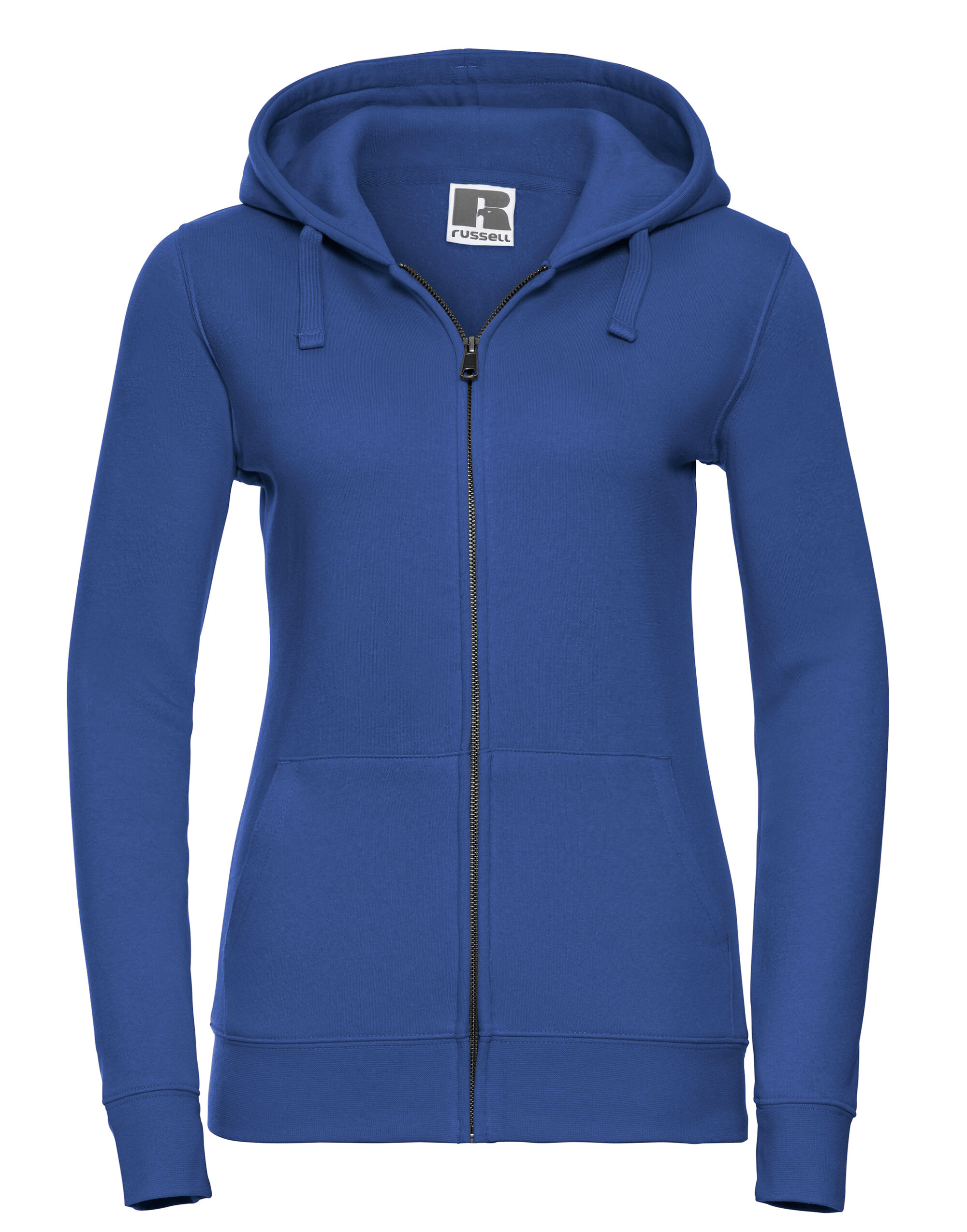 266F Bright Royal Ladies’ Authentic Zipped Hood Jacket 266F Bright Royal Ladies’ Authentic Zipped Hood Jacket