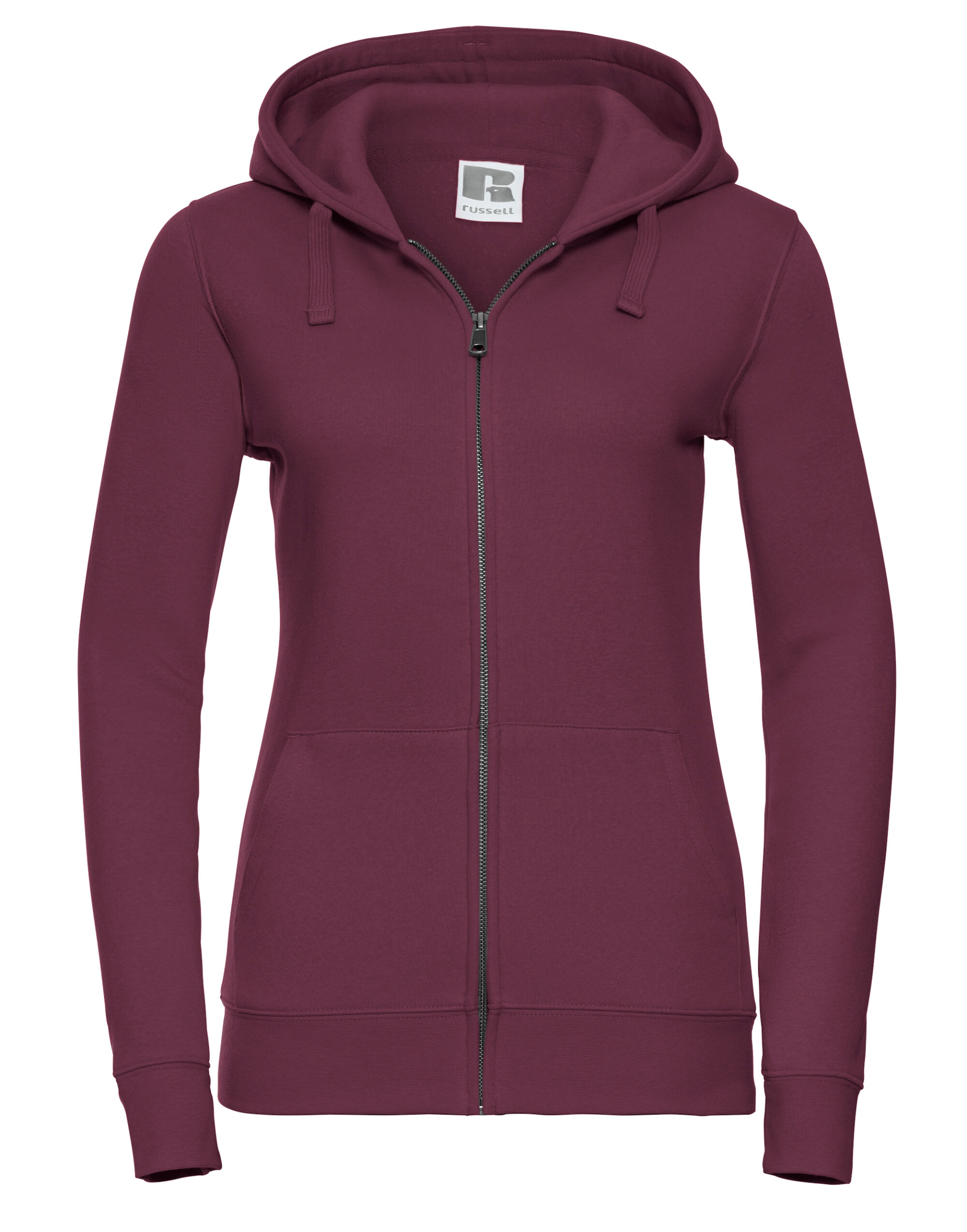 266F Burgundy Ladies’ Authentic Zipped Hood Jacket