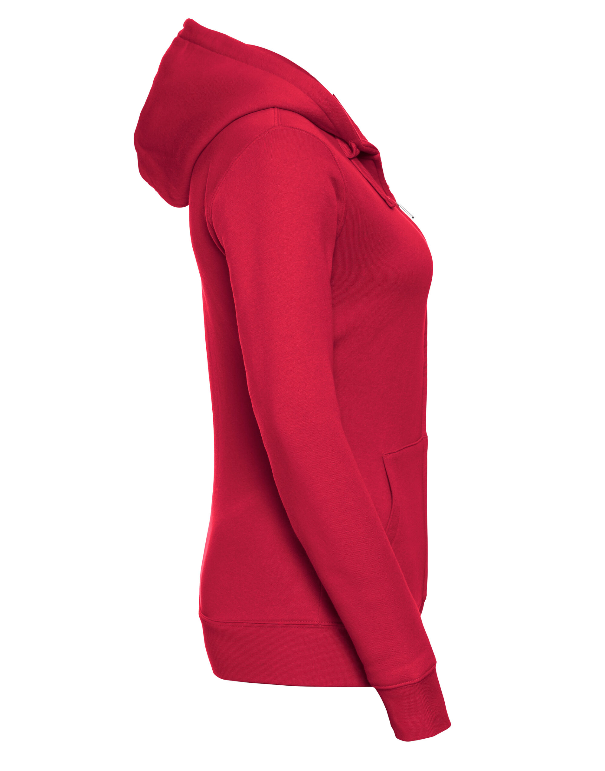 266F Ladies’ Authentic Zipped Hood Jacket Classic Red