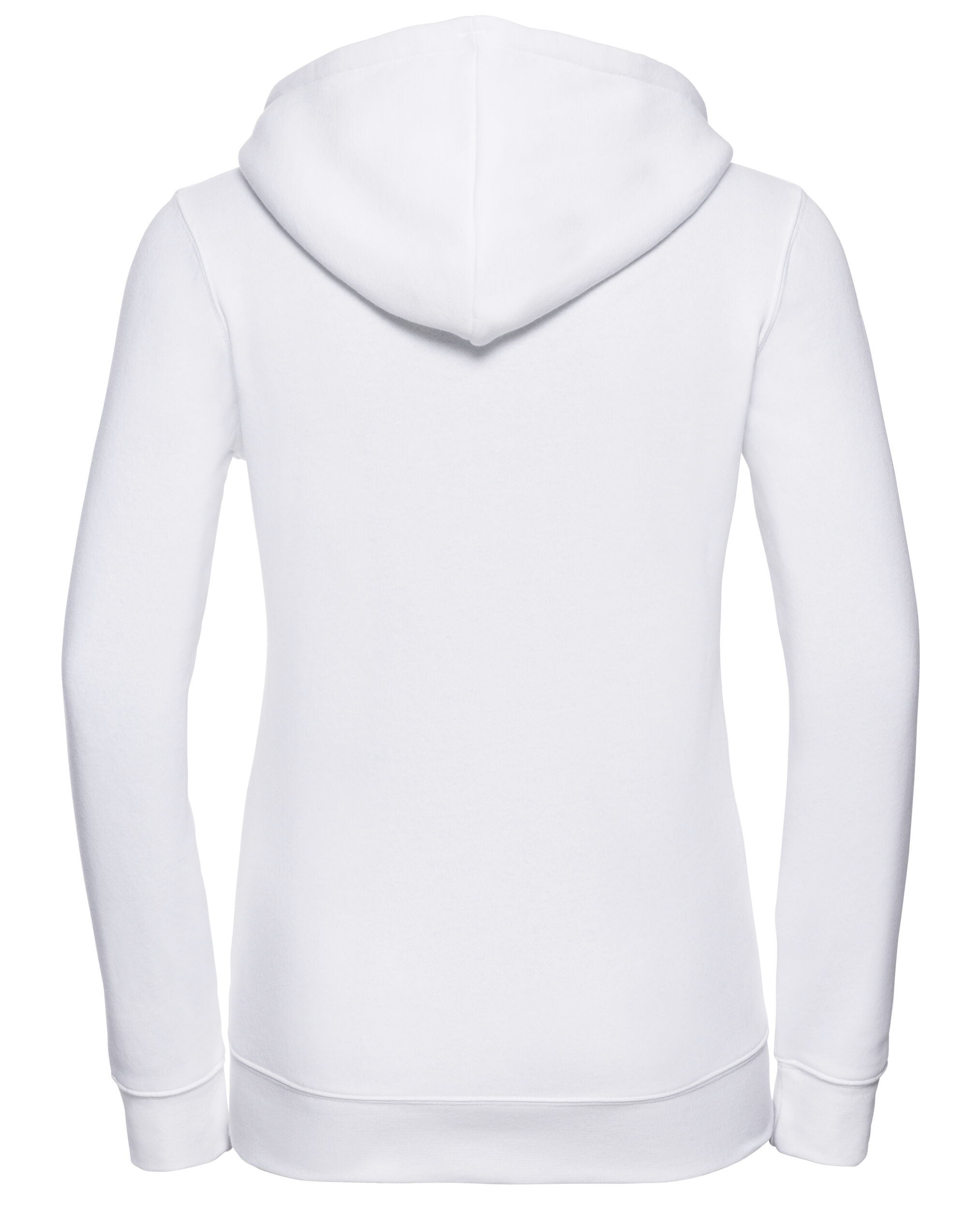 266F Ladies’ Authentic Zipped Hood Jacket White