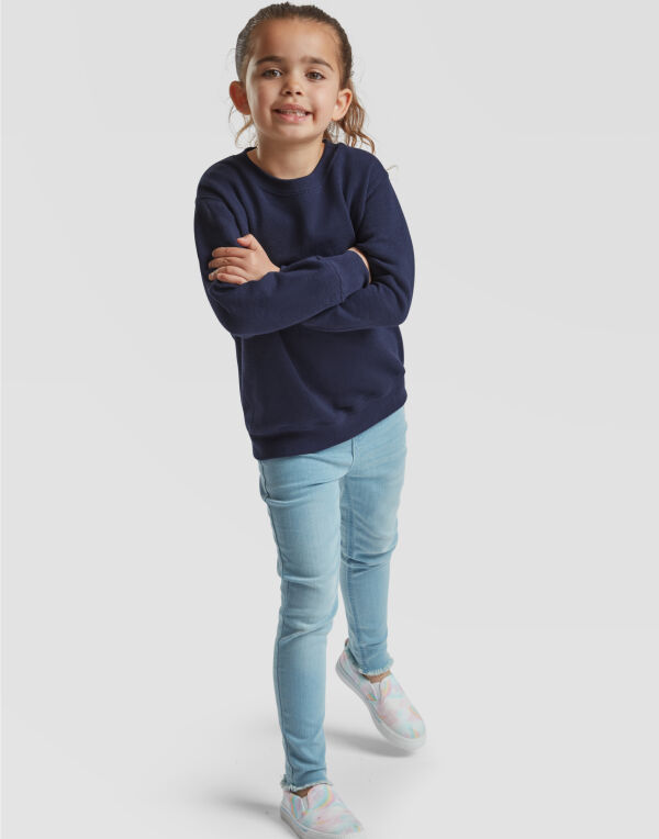 62041 Heather Grey Kid’s Classic Set-In Sweat