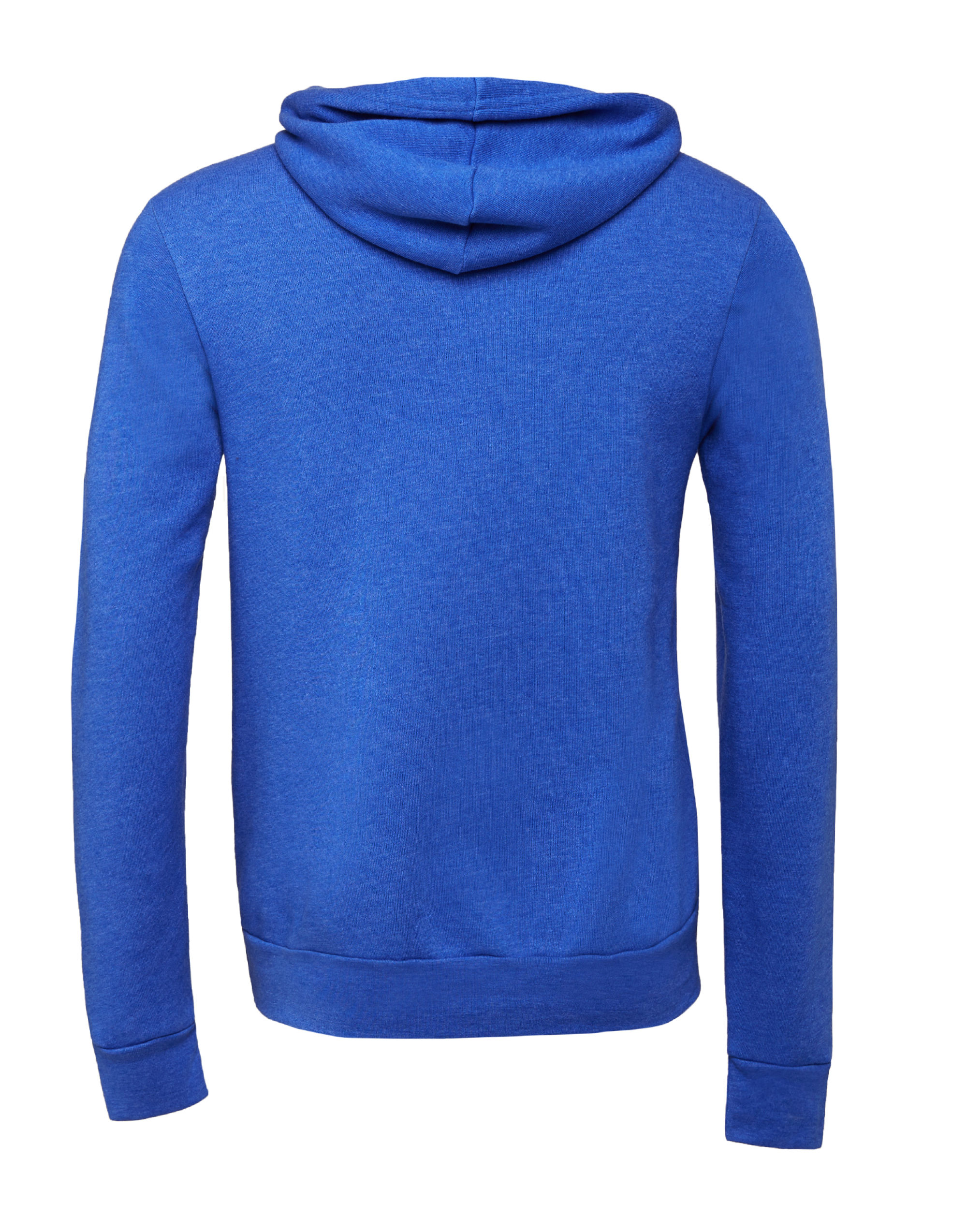 CA3739 Canvas Unisex Poly-Cotton Fleece Full-Zip Hoodie True Royal
