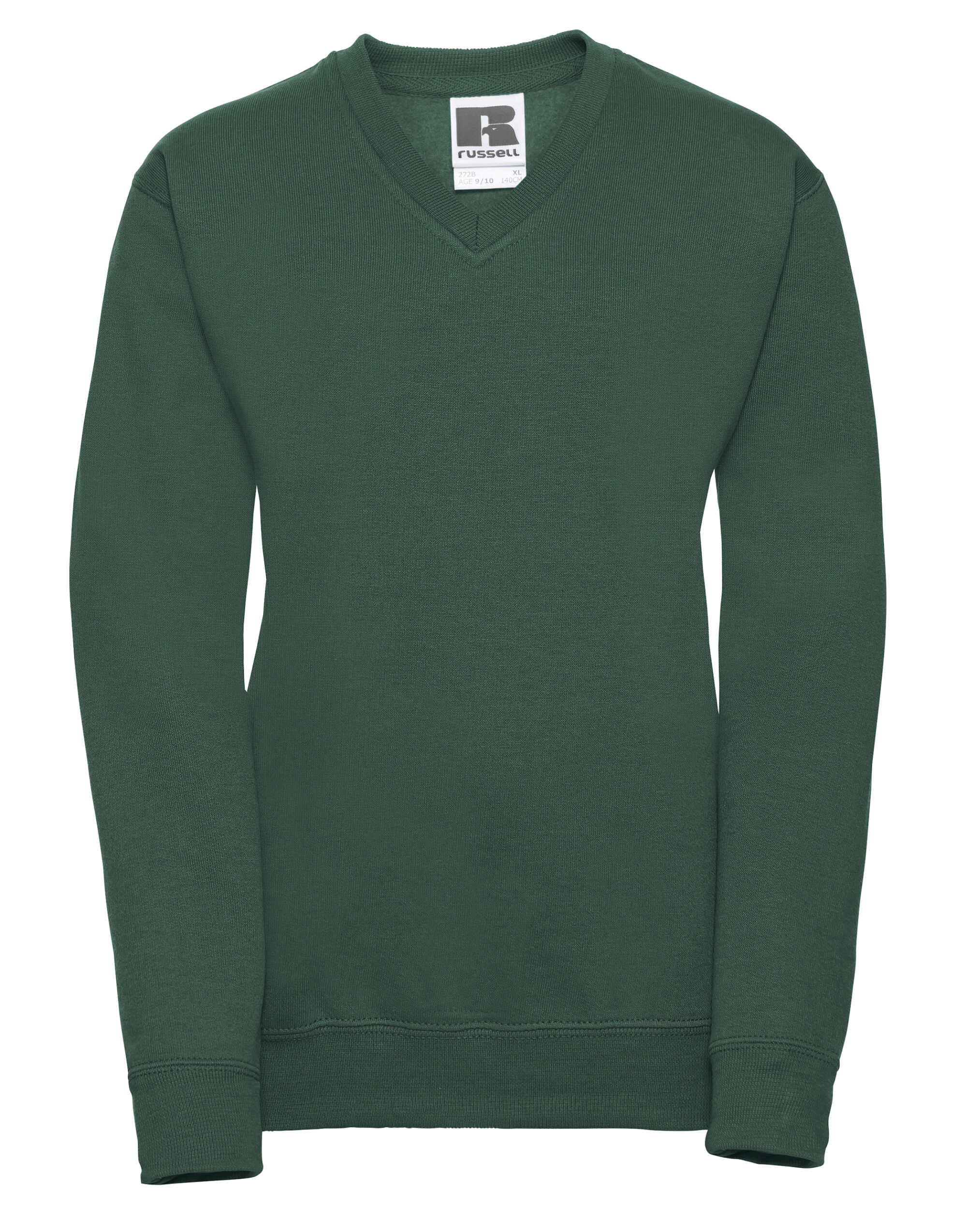 272B Kids V-Neck Sweatshirt Bottle Green 272B Kids V-Neck Sweatshirt Bottle Green