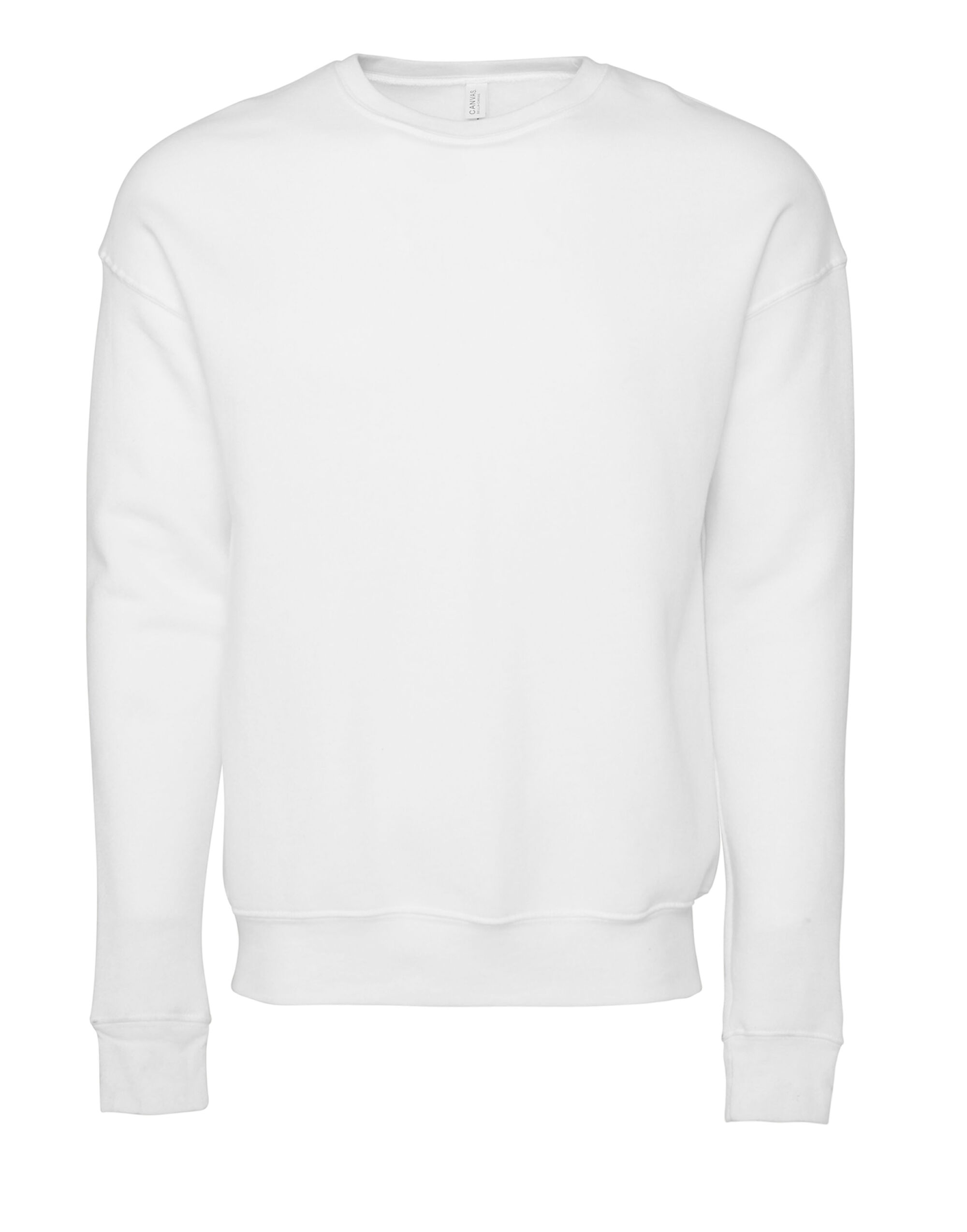 CA3945 Unisex Drop Shoulder Fleece DTG White CA3945 Unisex Drop Shoulder Fleece DTG White