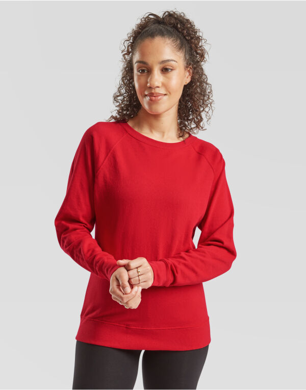 Fuchsia Ladies’ Lightweight Raglan Sweat