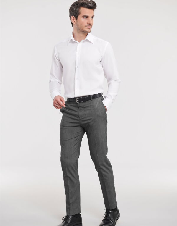 Black Men’s Long Sleeve Tailored Ultimate Non-Iron Shirt