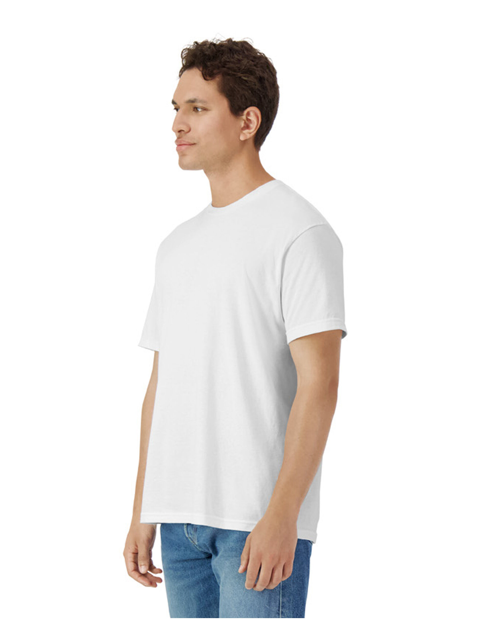 3000 Light Cotton Adult T-Shirt White