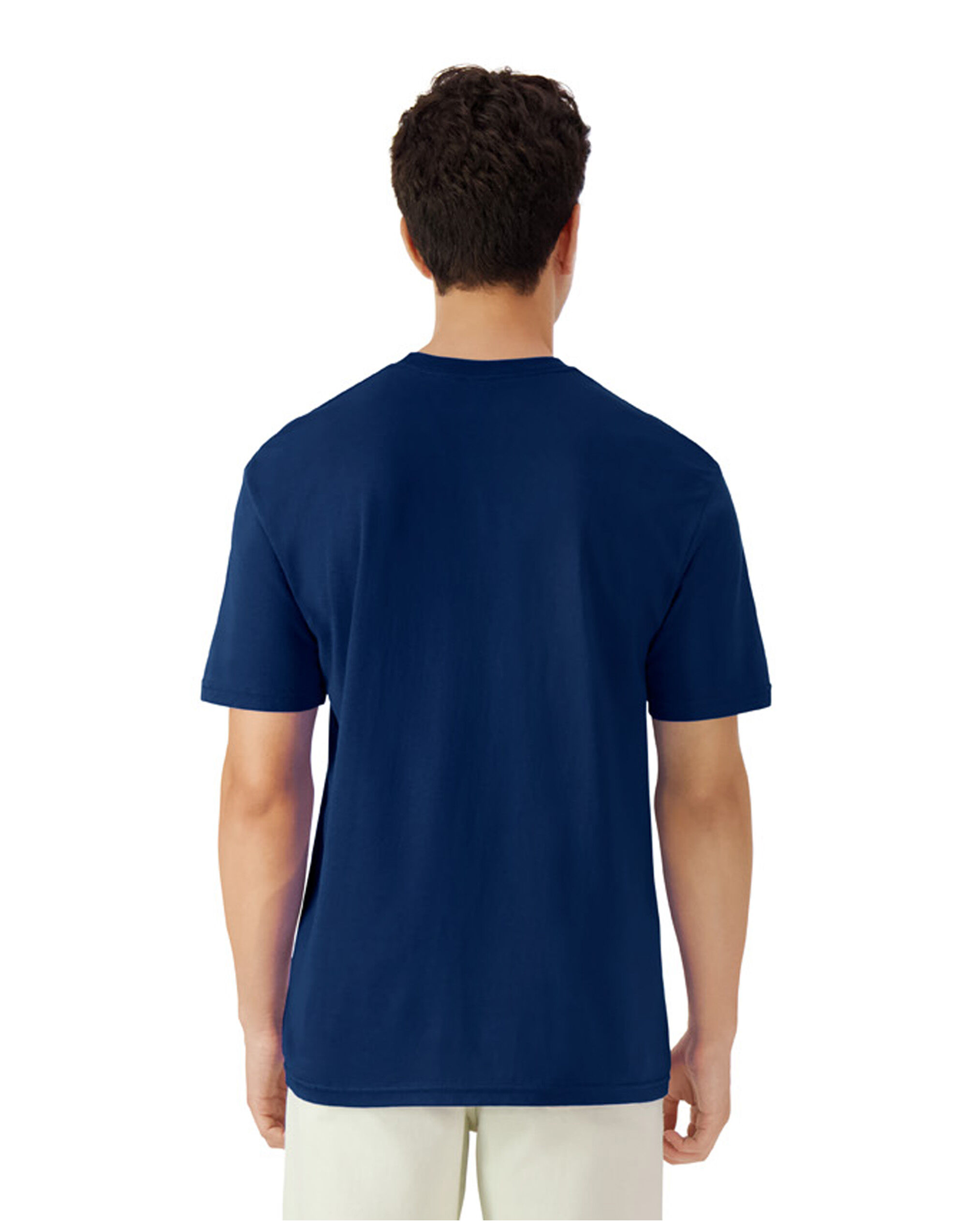 3000 Light Cotton Adult T-Shirt Navy Blue