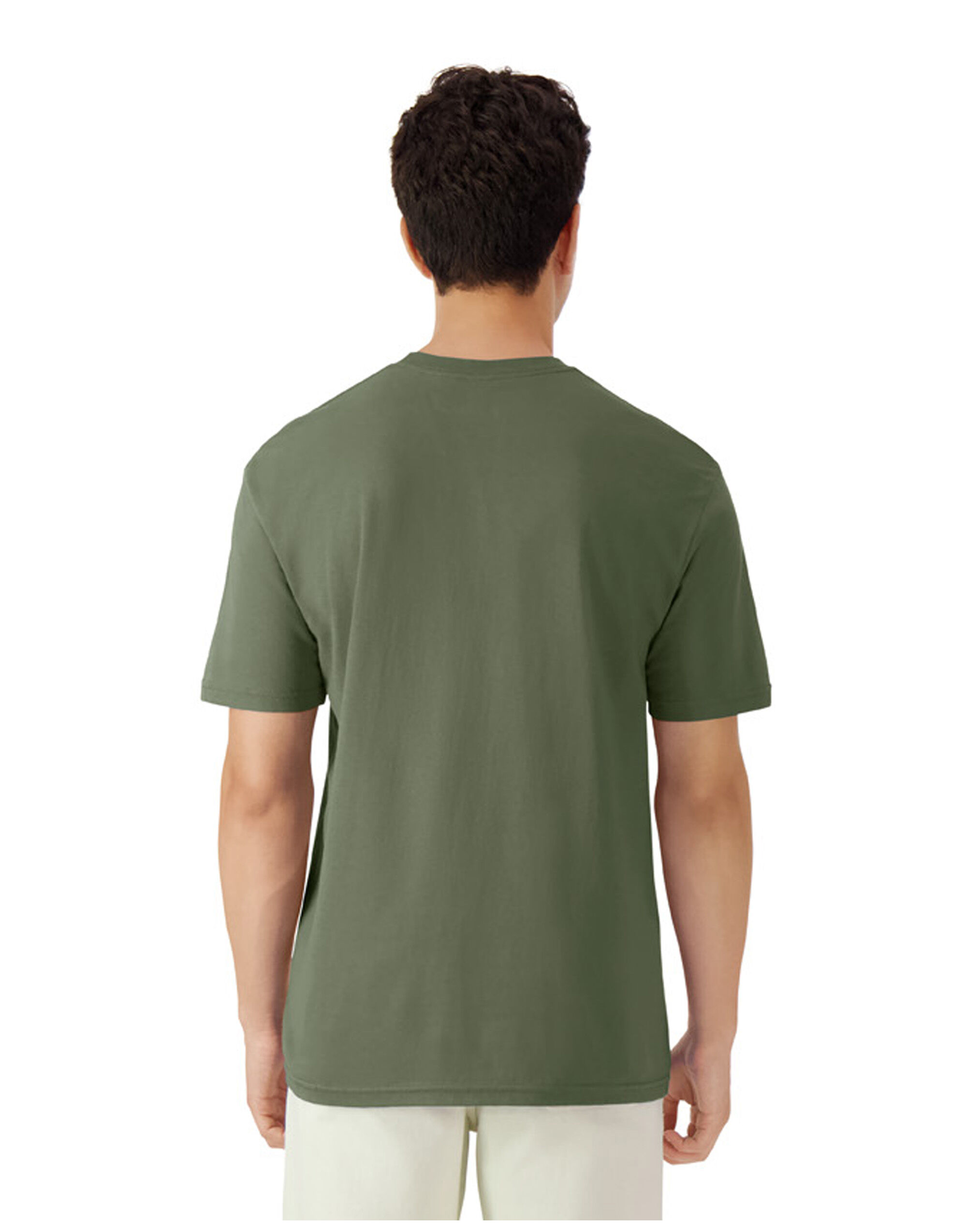 3000 Light Cotton Adult T-Shirt Military Green