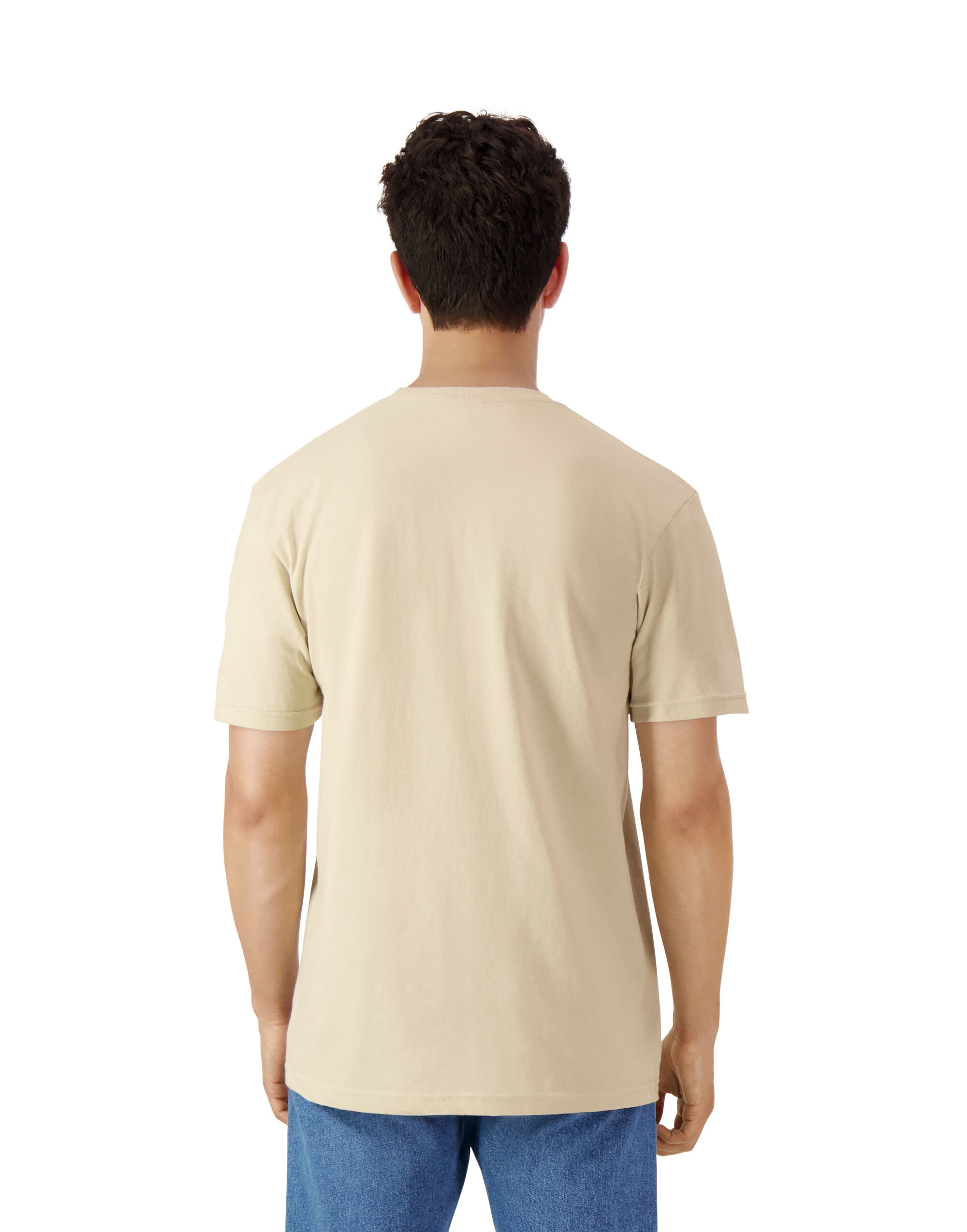 3000 Light Cotton Adult T-Shirt Sand