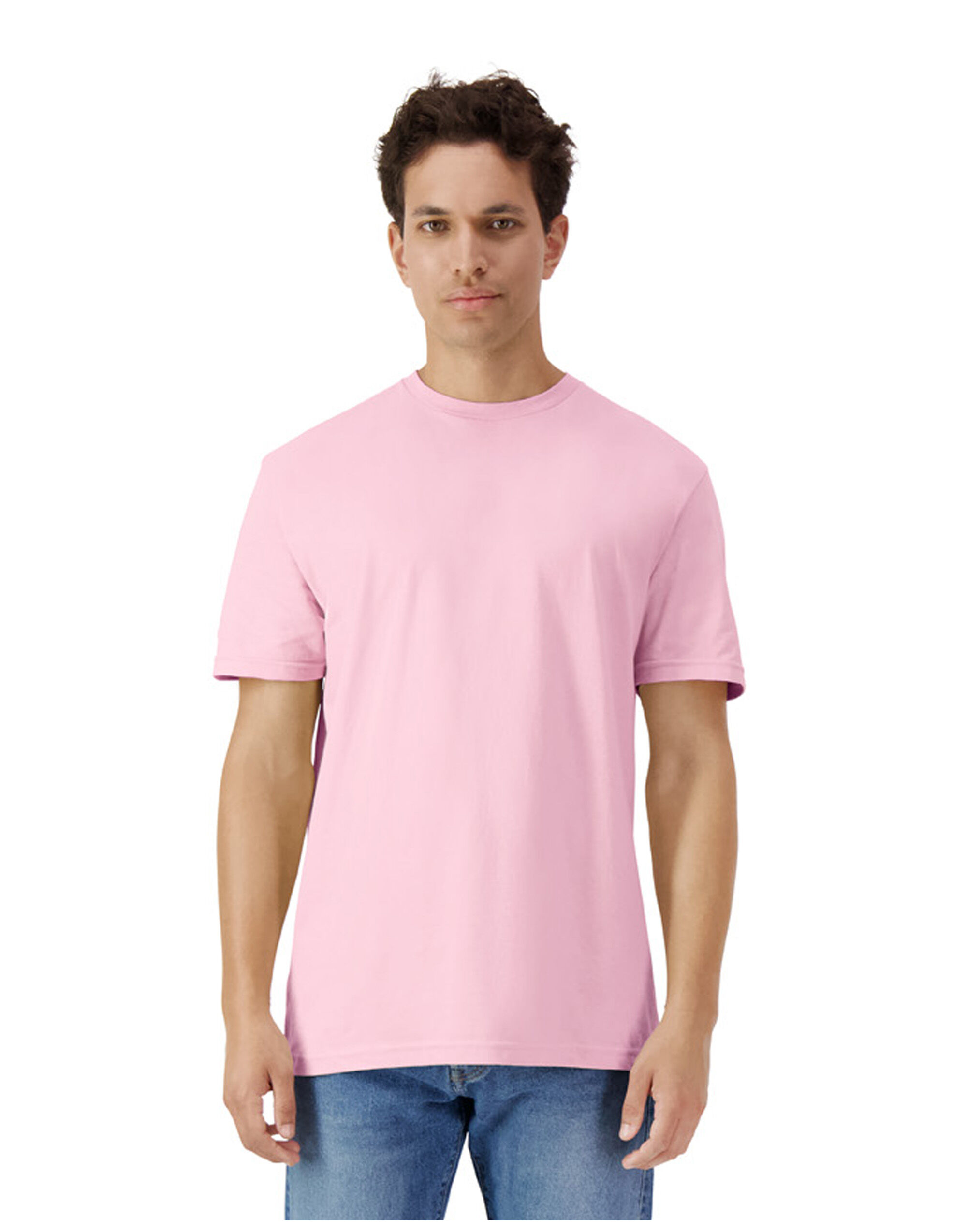 3000 Light Cotton Adult T-Shirt Light Pink