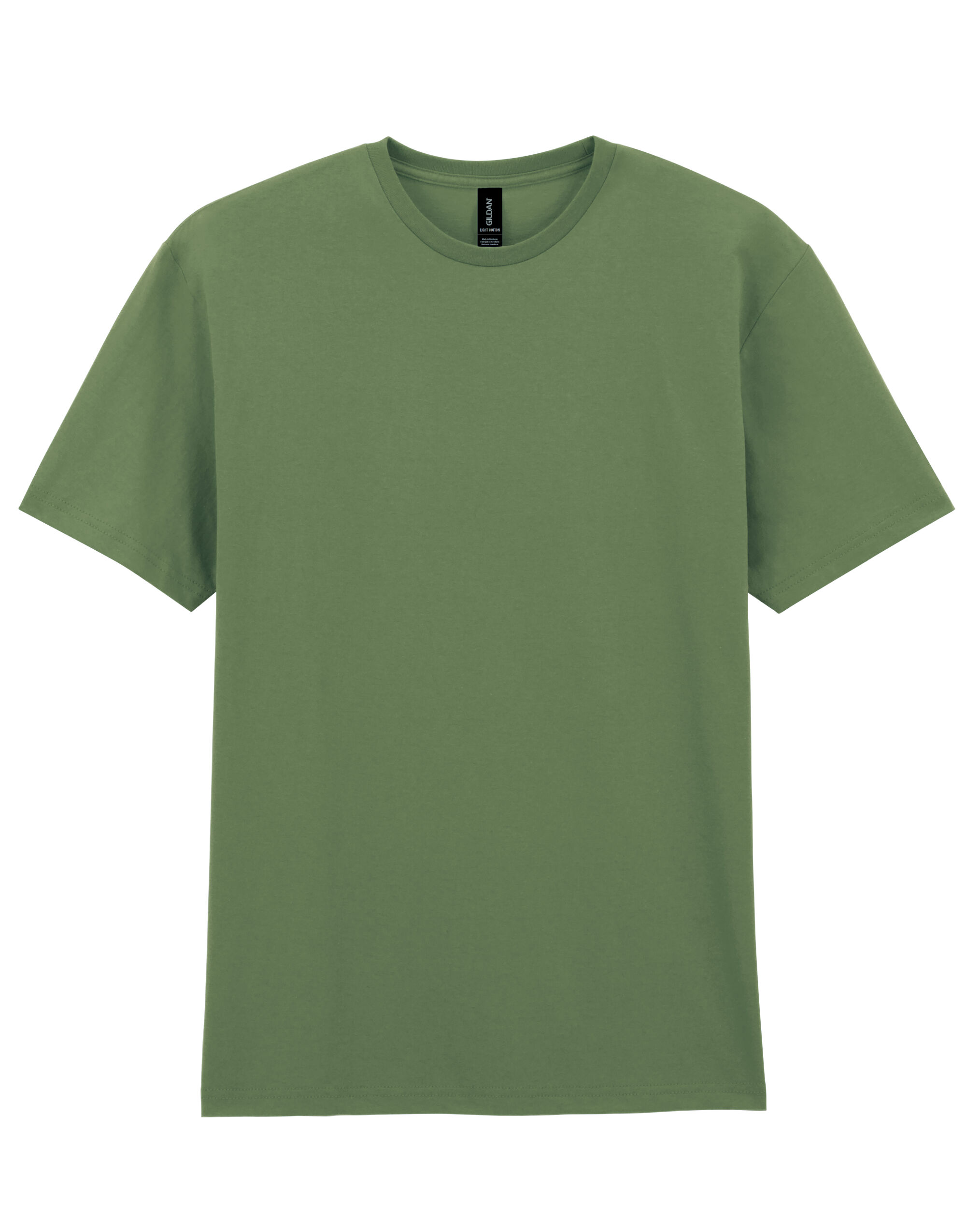 3000 Light Cotton Adult T-Shirt Military Green