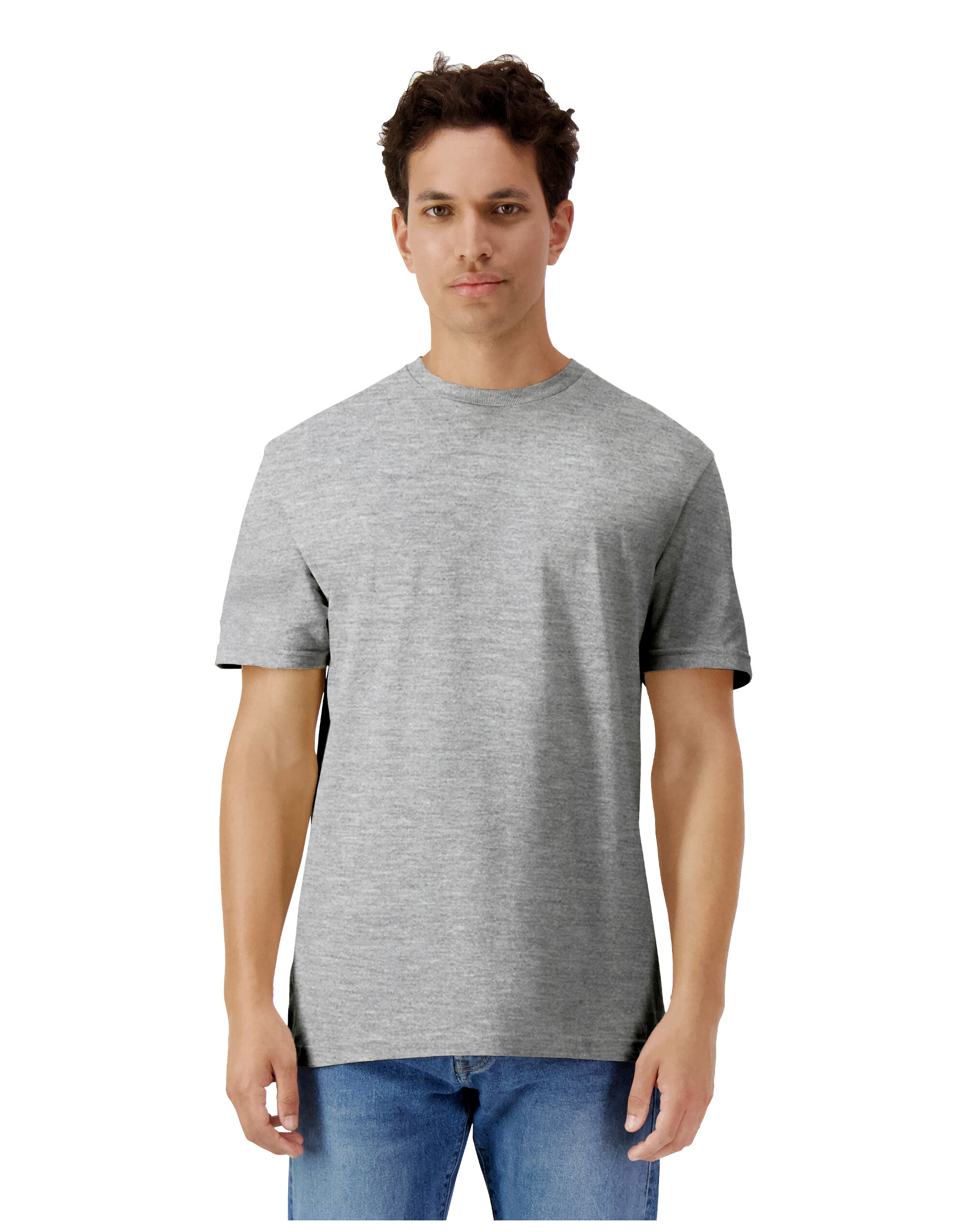 3000 Light Cotton Adult T-Shirt Sport Grey