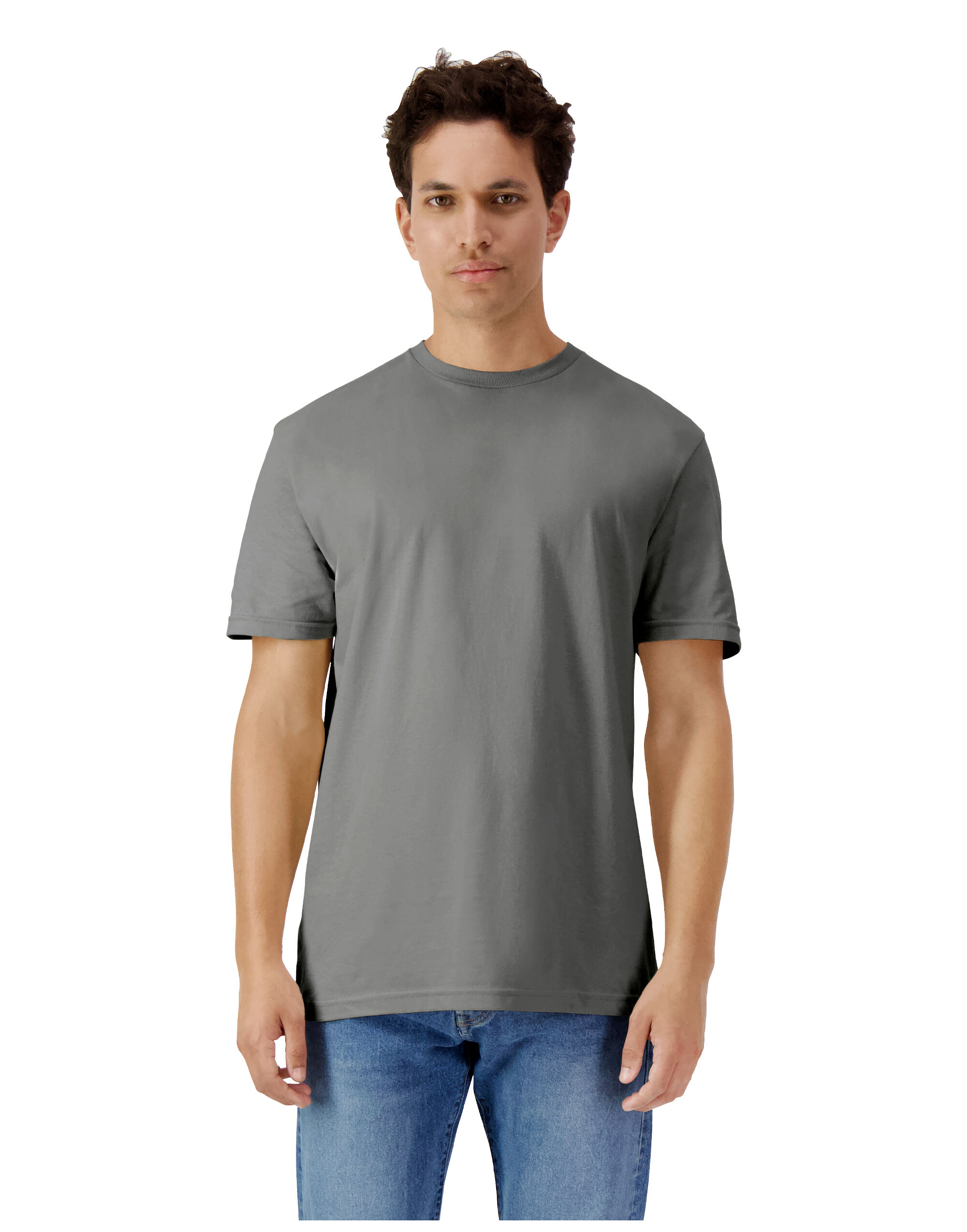 3000 Light Cotton Adult T-Shirt Charcoal