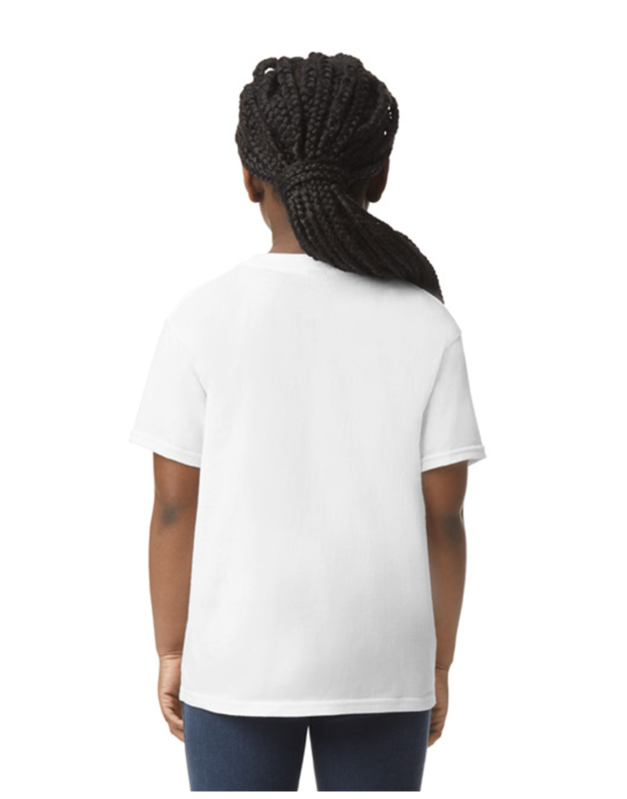 3000B Light Cotton Youth T-Shirt White