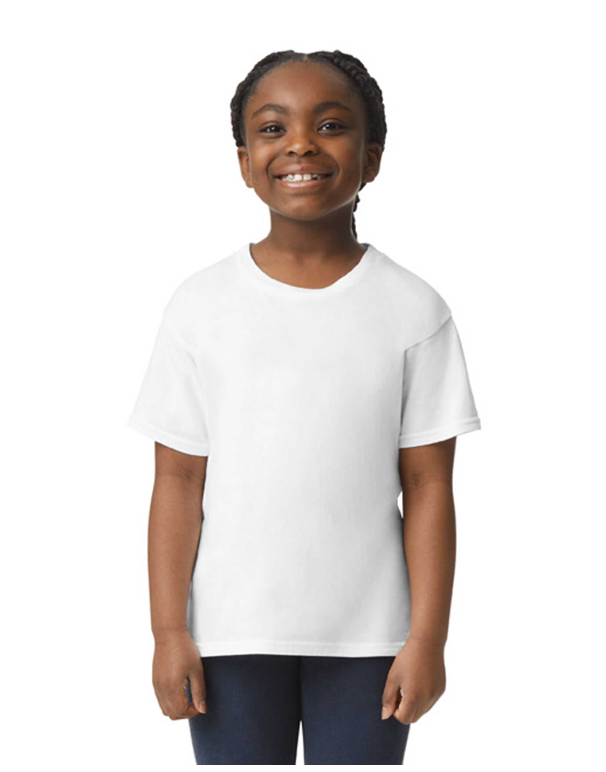 3000B Light Cotton Youth T-Shirt White