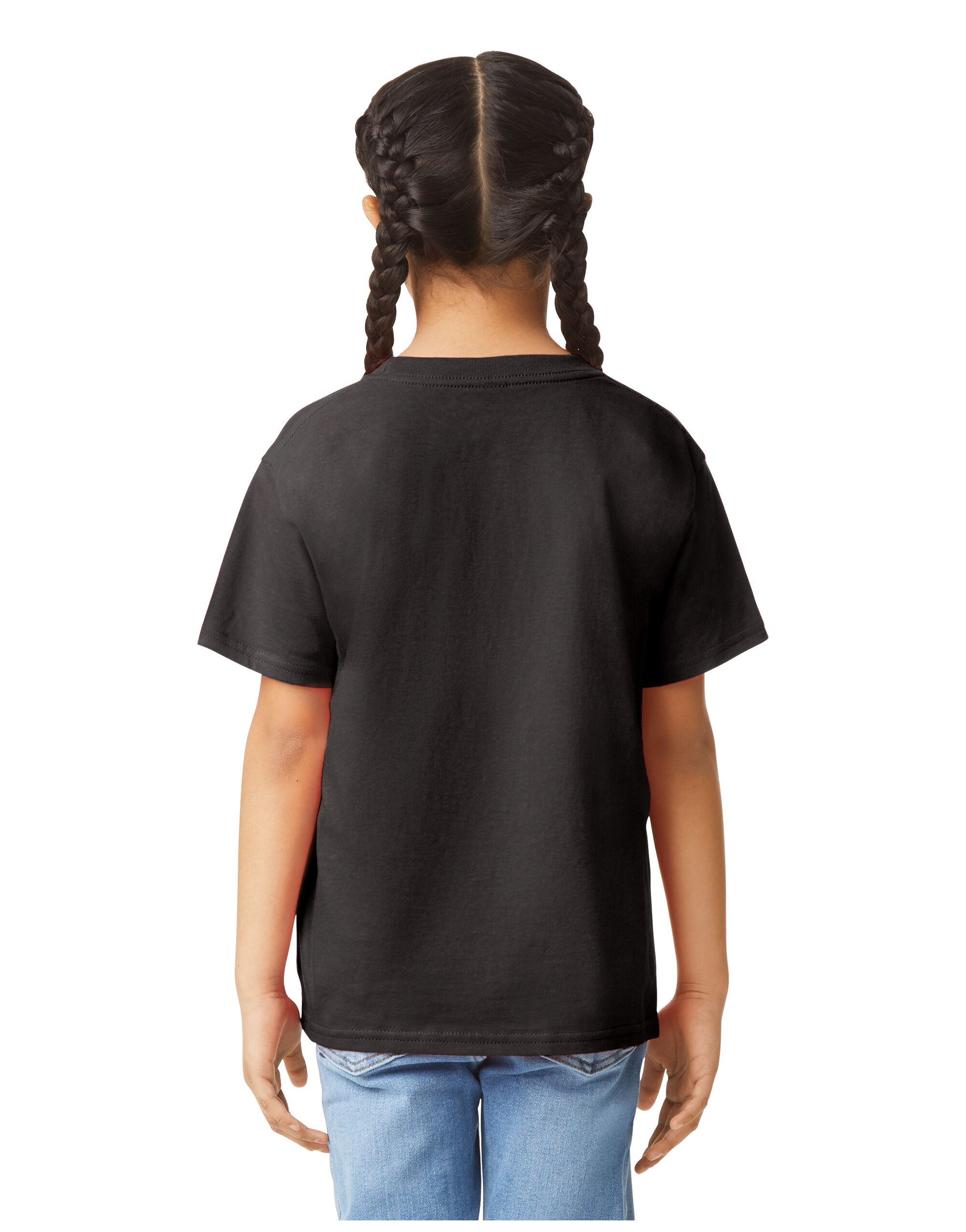 3000B Light Cotton Youth T-Shirt Black