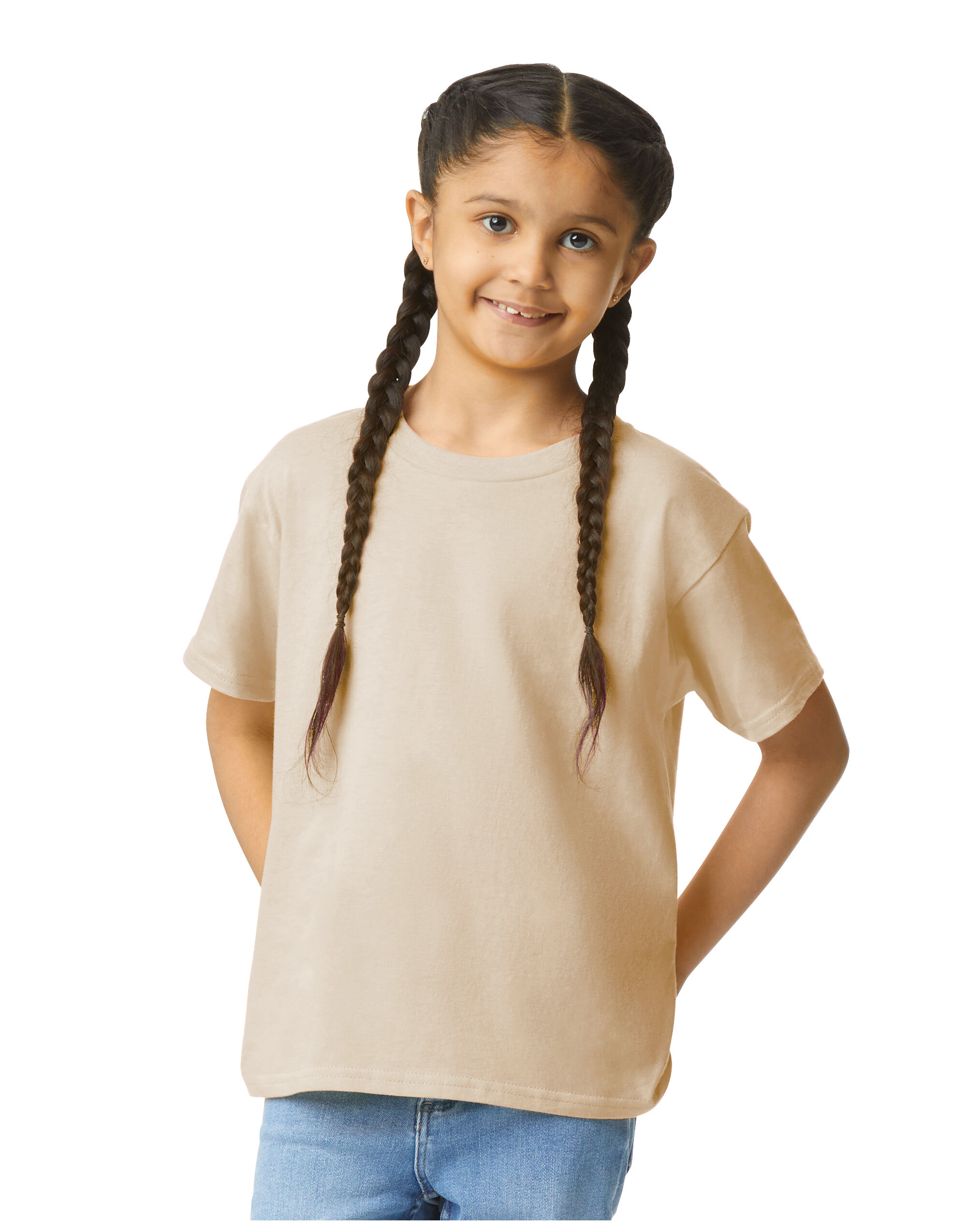 3000B Light Cotton Youth T-Shirt Sand