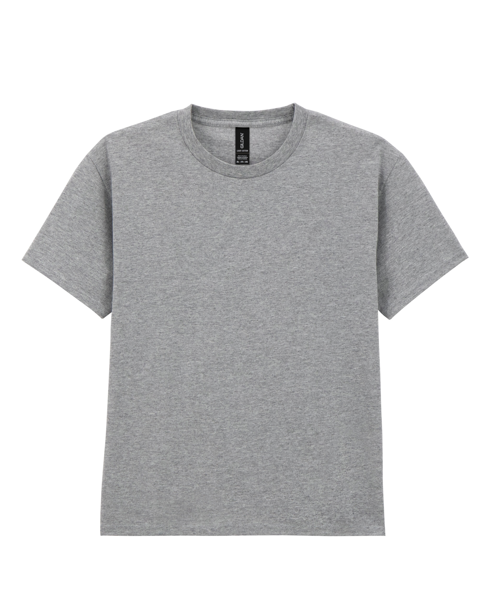 3000B Light Cotton Youth T-Shirt Sport Grey