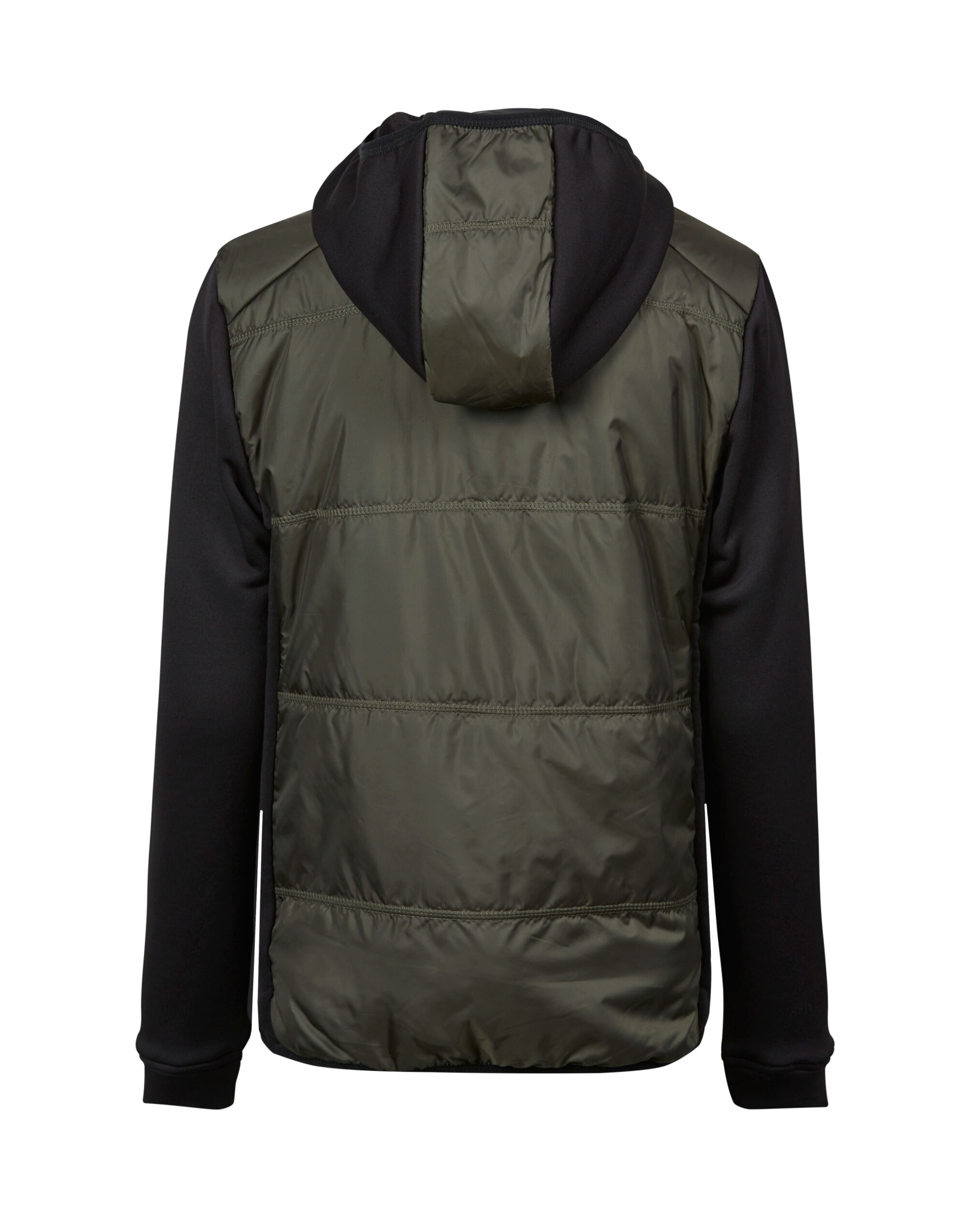 TJ9113 Ladies’ Hybrid-Stretch Hooded Jacket Deep Green/ Black