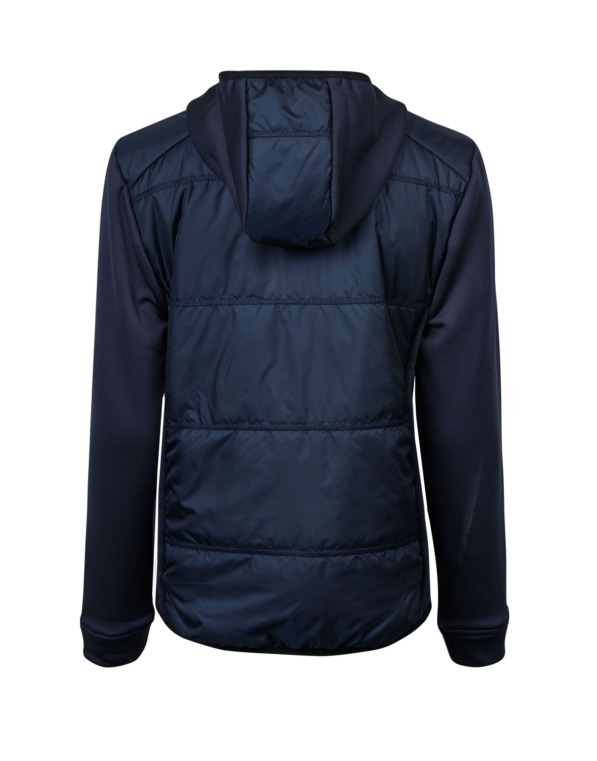 TJ9113 Ladies’ Hybrid-Stretch Hooded Jacket Navy/Navy