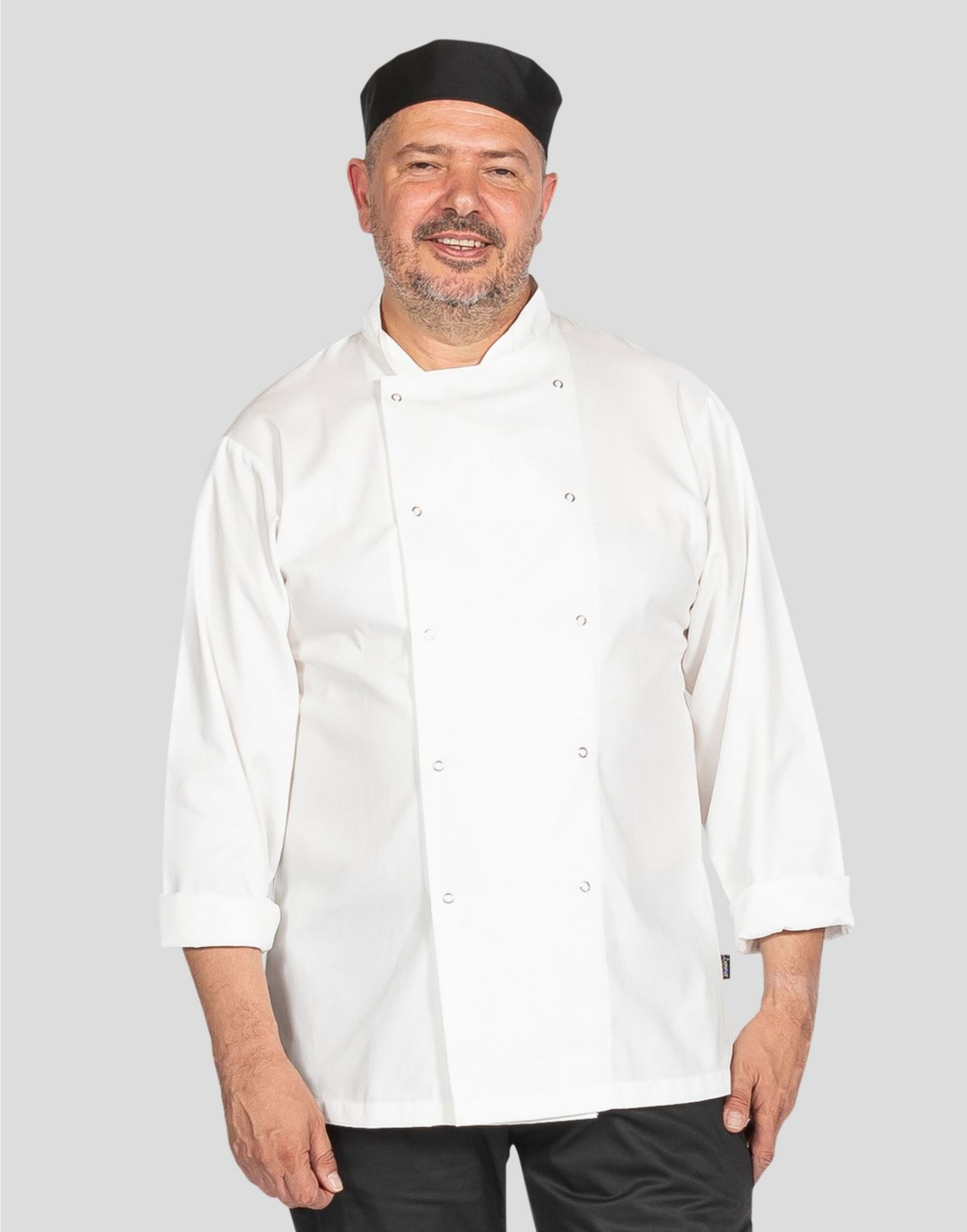 DD70 White Budget Long Sleeve Chefs Jacket
