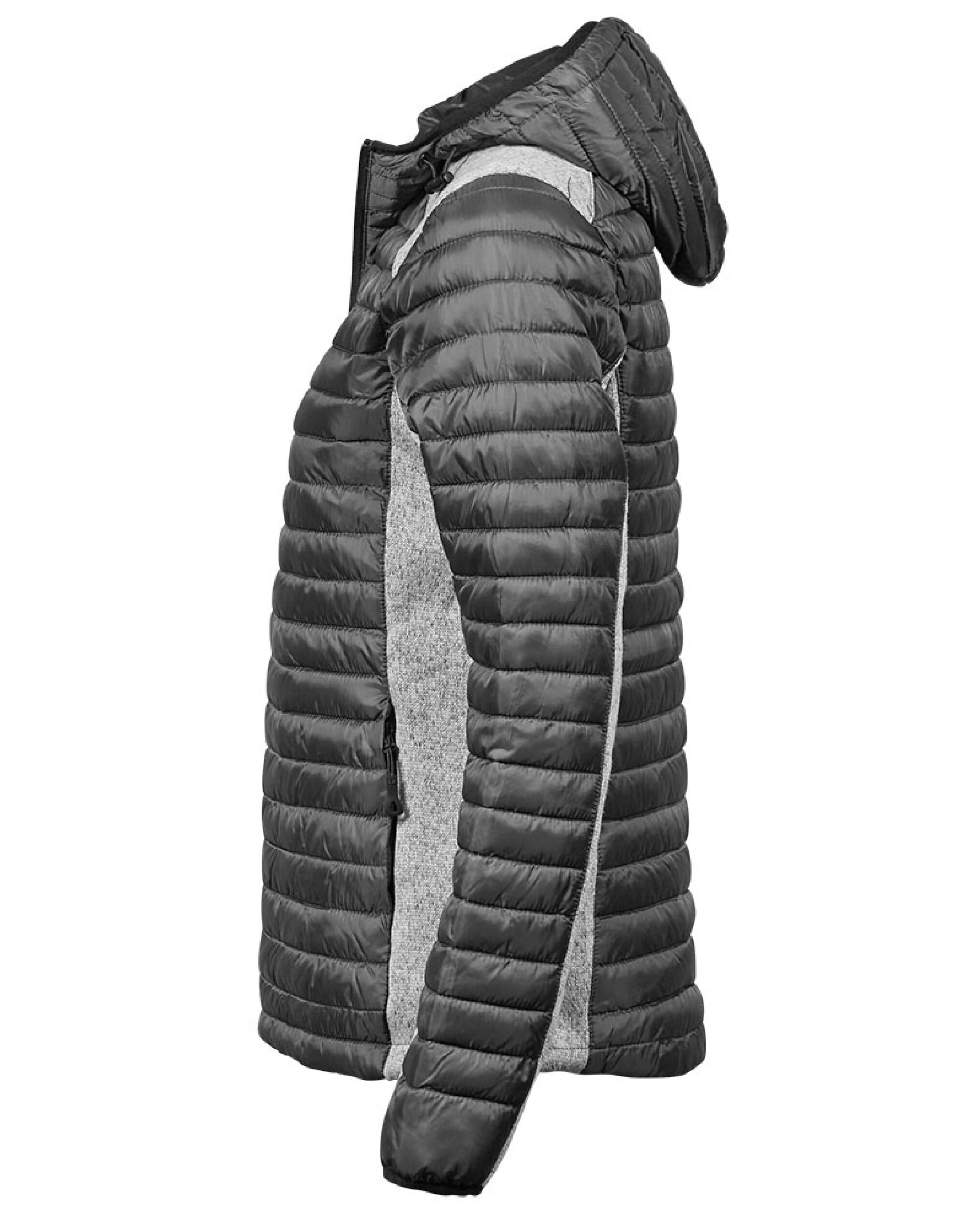 TJ9611 Ladies’ Aspen Crossover Jacket Space Grey/Grey Melange
