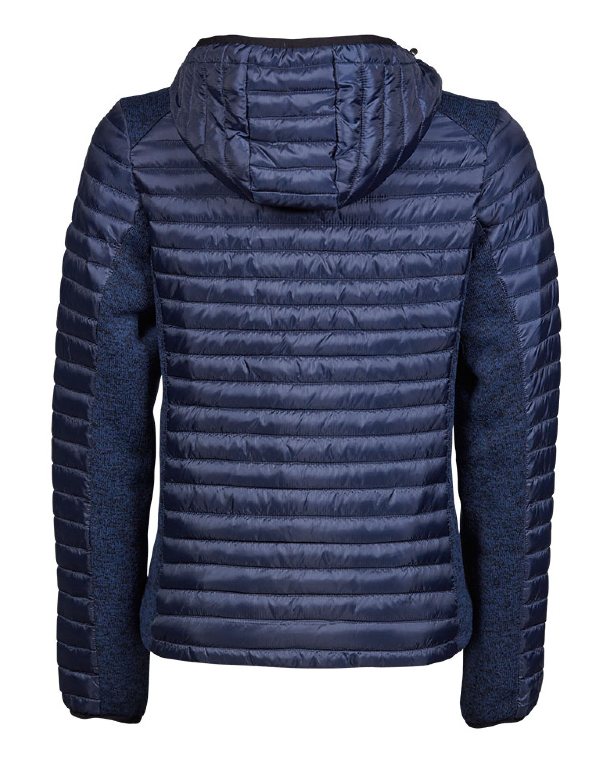 TJ9611 Ladies’ Aspen Crossover Jacket Navy/Navy Melange