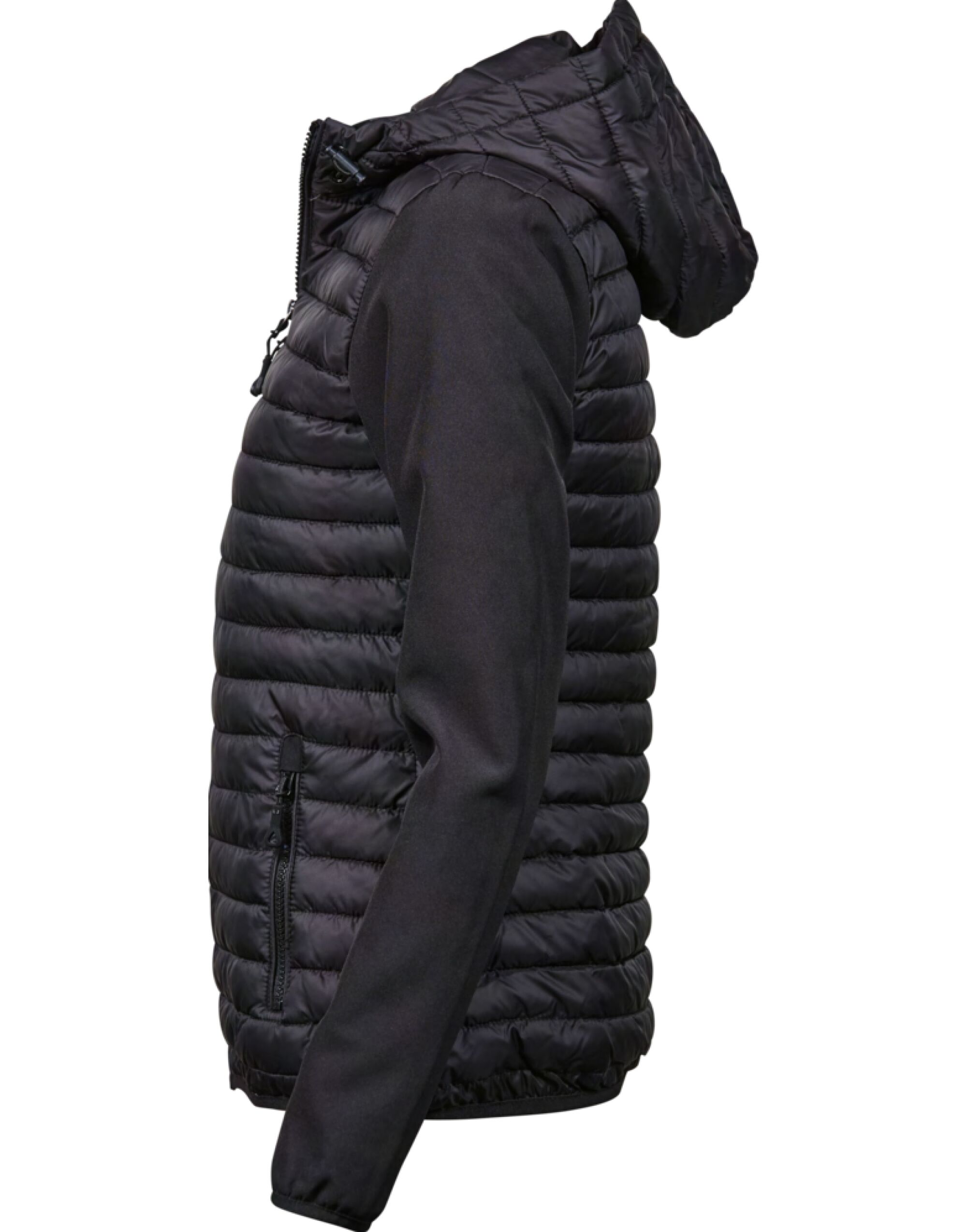 TJ9629 Ladies’ Hooded Crossover Jacket Black
