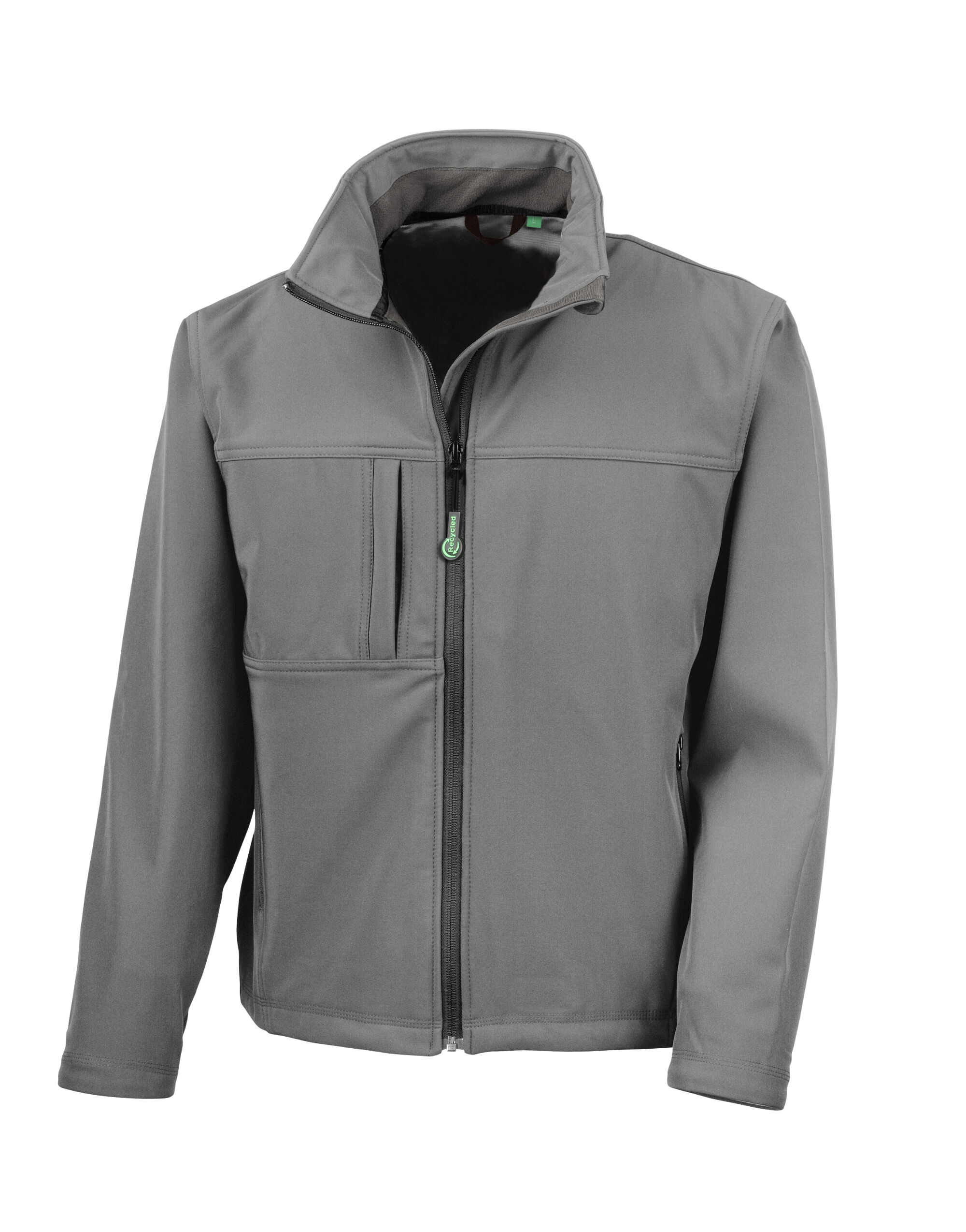 R121M Workguard Grey Men’s Recycled Classic 3-Layer Softshell