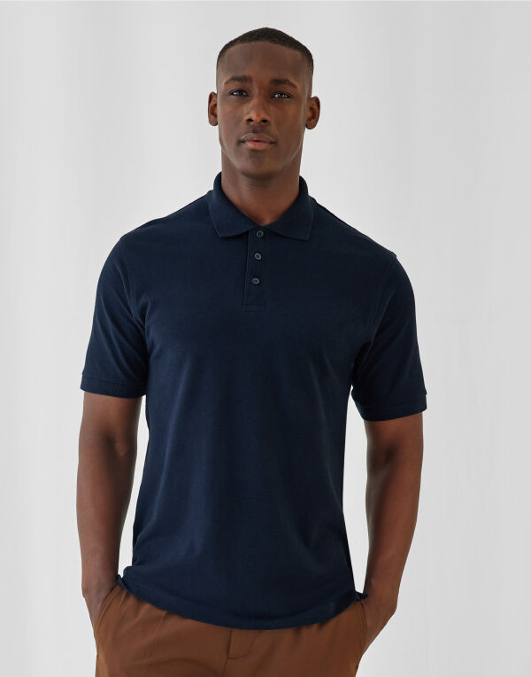 Red Men’s Heavymill Piqué Polo