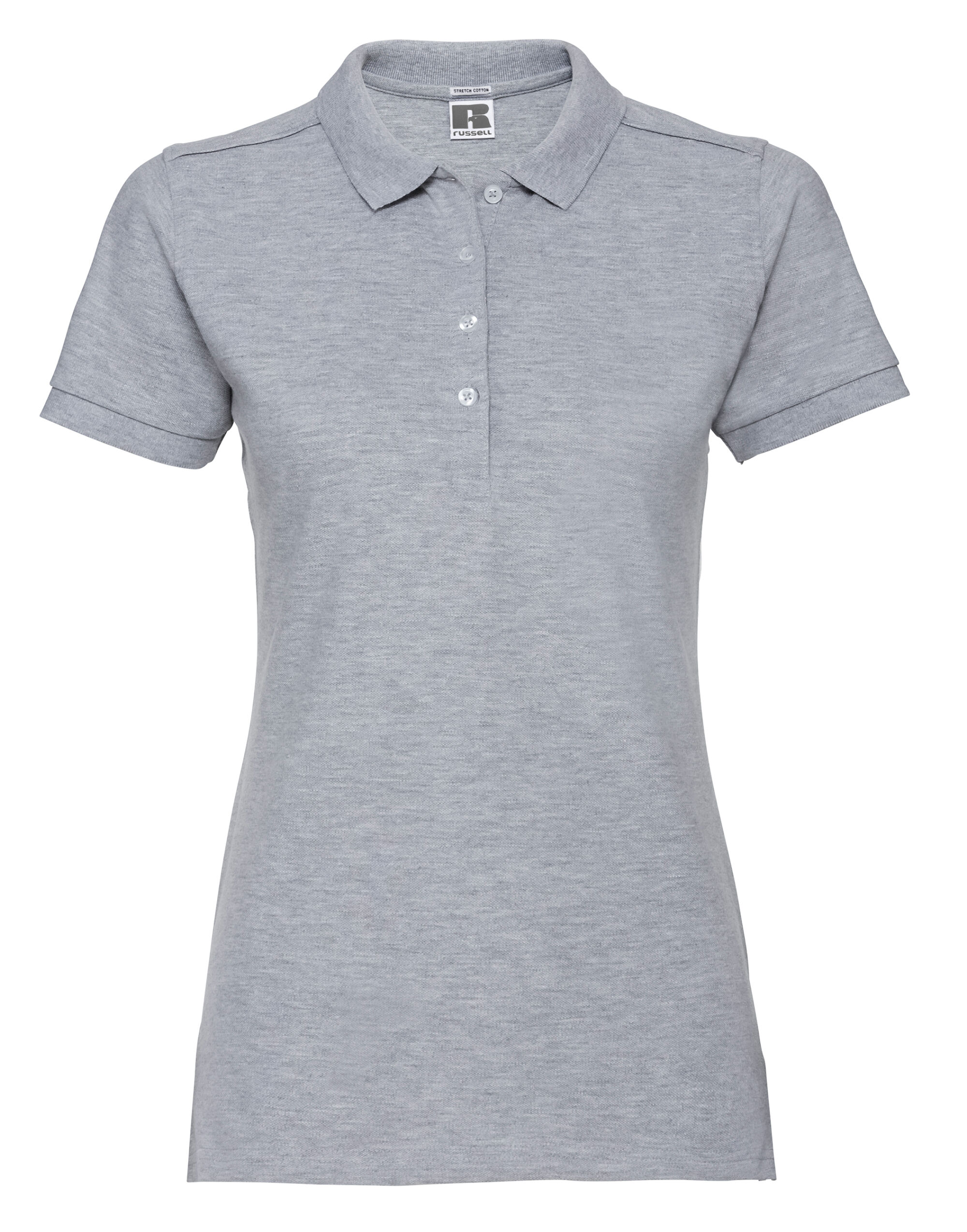 Light Oxford Ladies’ Fitted Stretch Polo