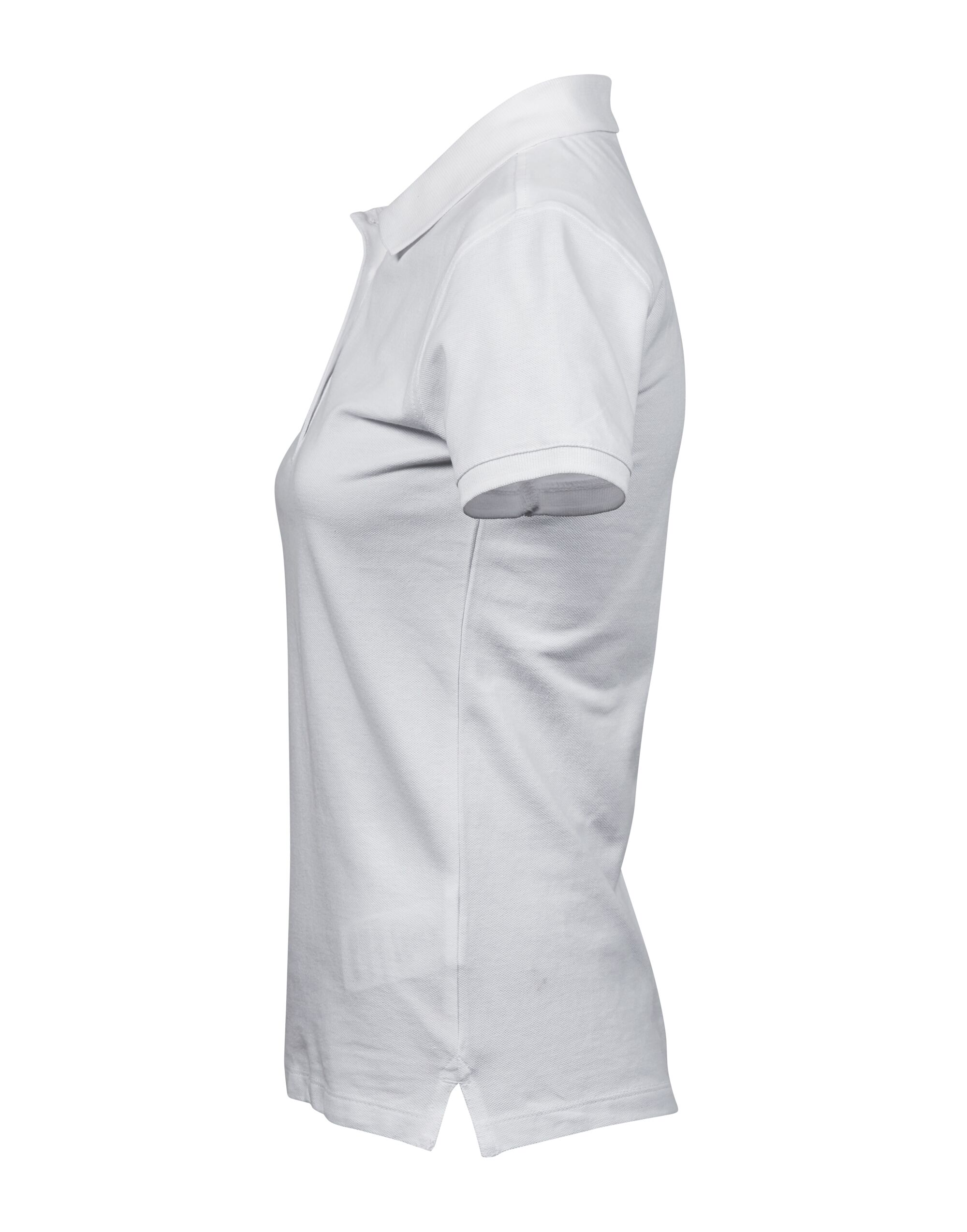 TJ1401 White Ladies’ Heavy Polo