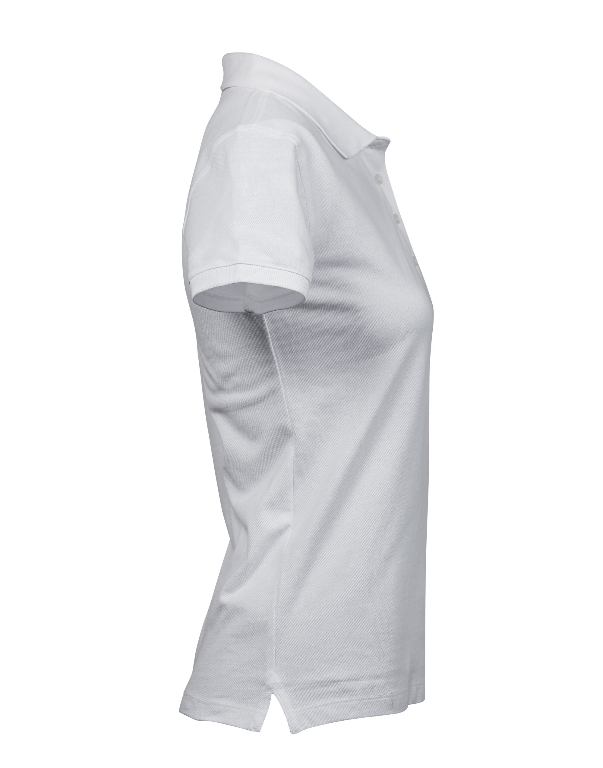TJ1401 White Ladies’ Heavy Polo