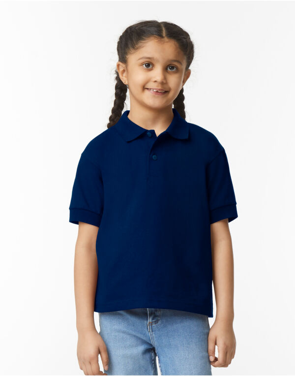 Purple DryBlend® Youth Jersey Polo