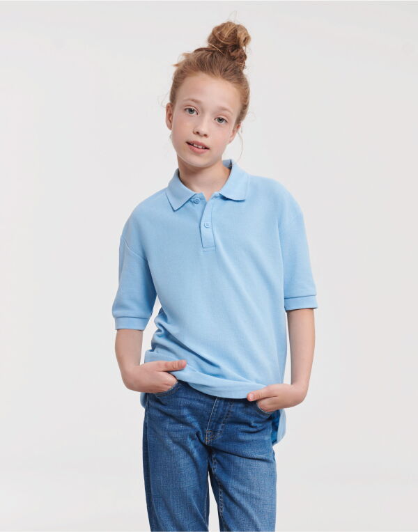 539B Kids Classic Polo Yellow