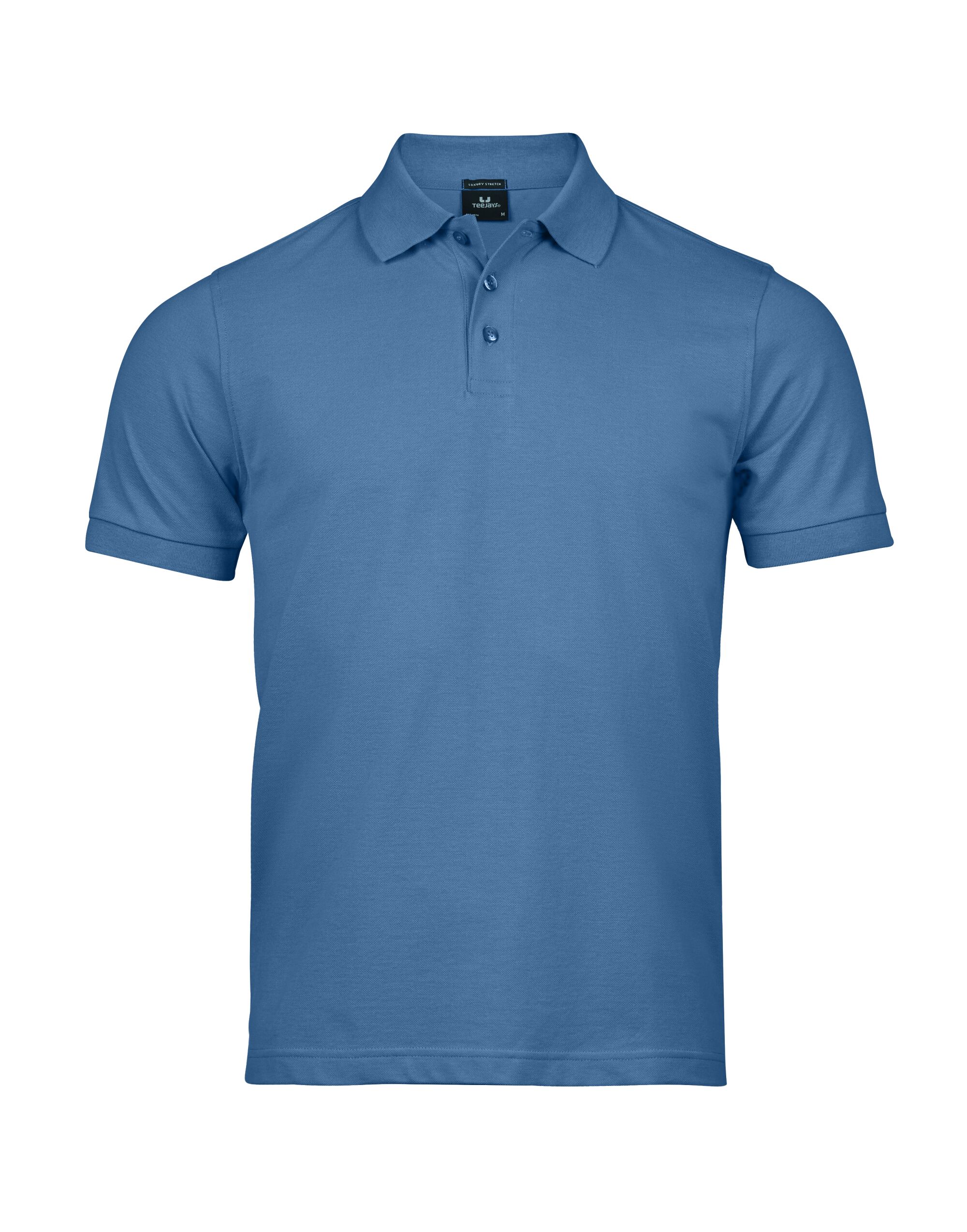TJ1405 Men’s Luxury Stretch Polo Ocean Blue