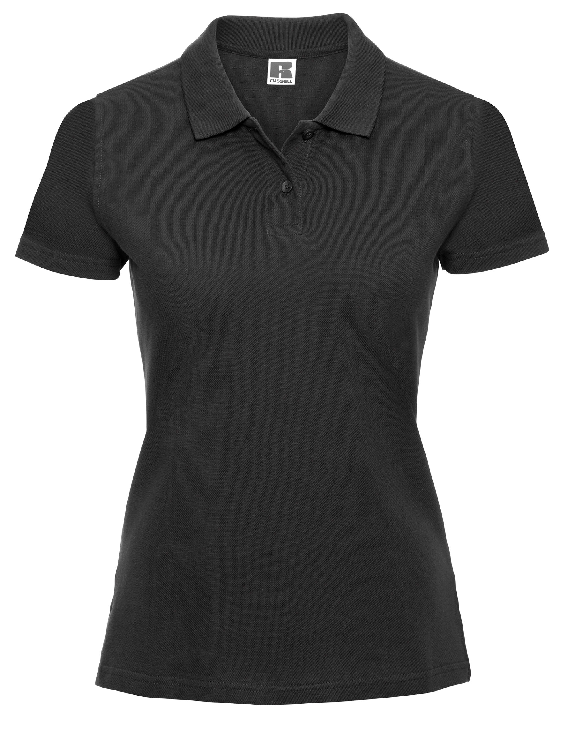 569F Ladies’ Classic Cotton Polo Black