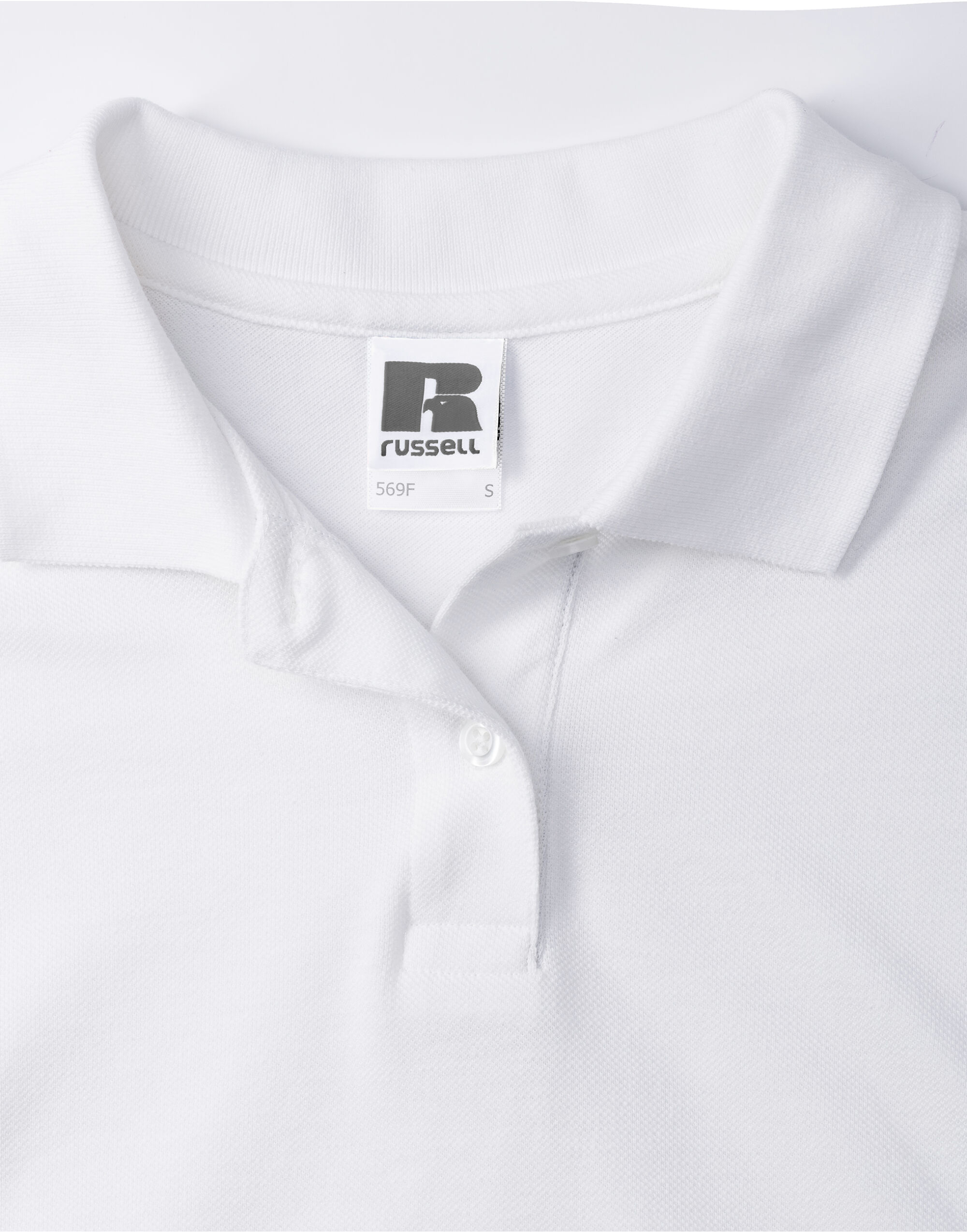 569F Ladies’ Classic Cotton Polo White