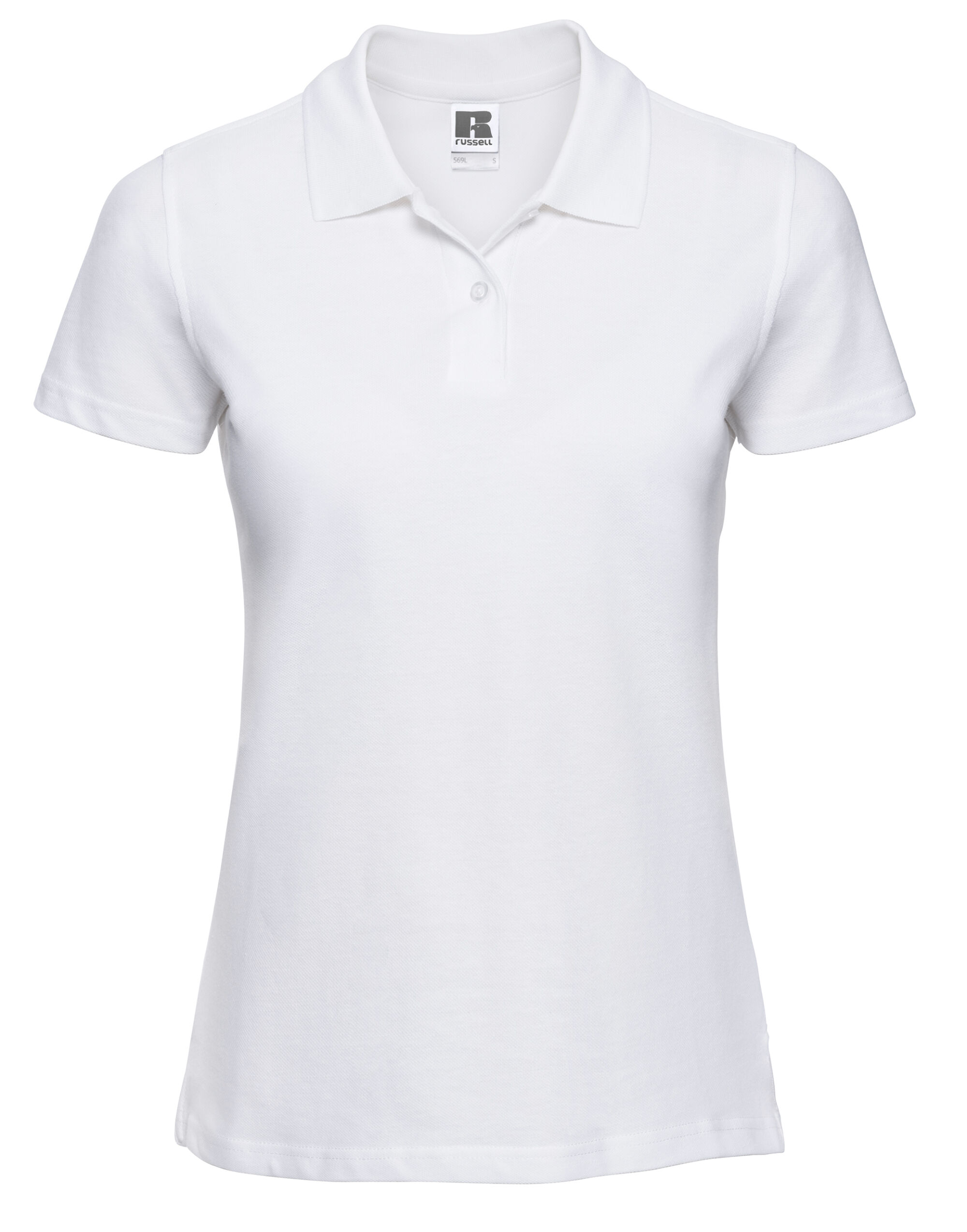 569F Ladies’ Classic Cotton Polo White