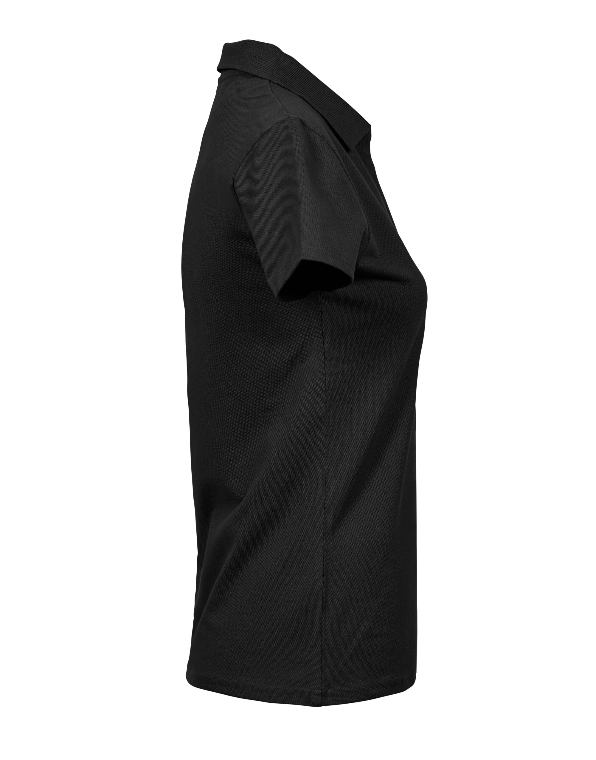 TJ1409 Women’s Luxury Stretch V-Neck Polo Black