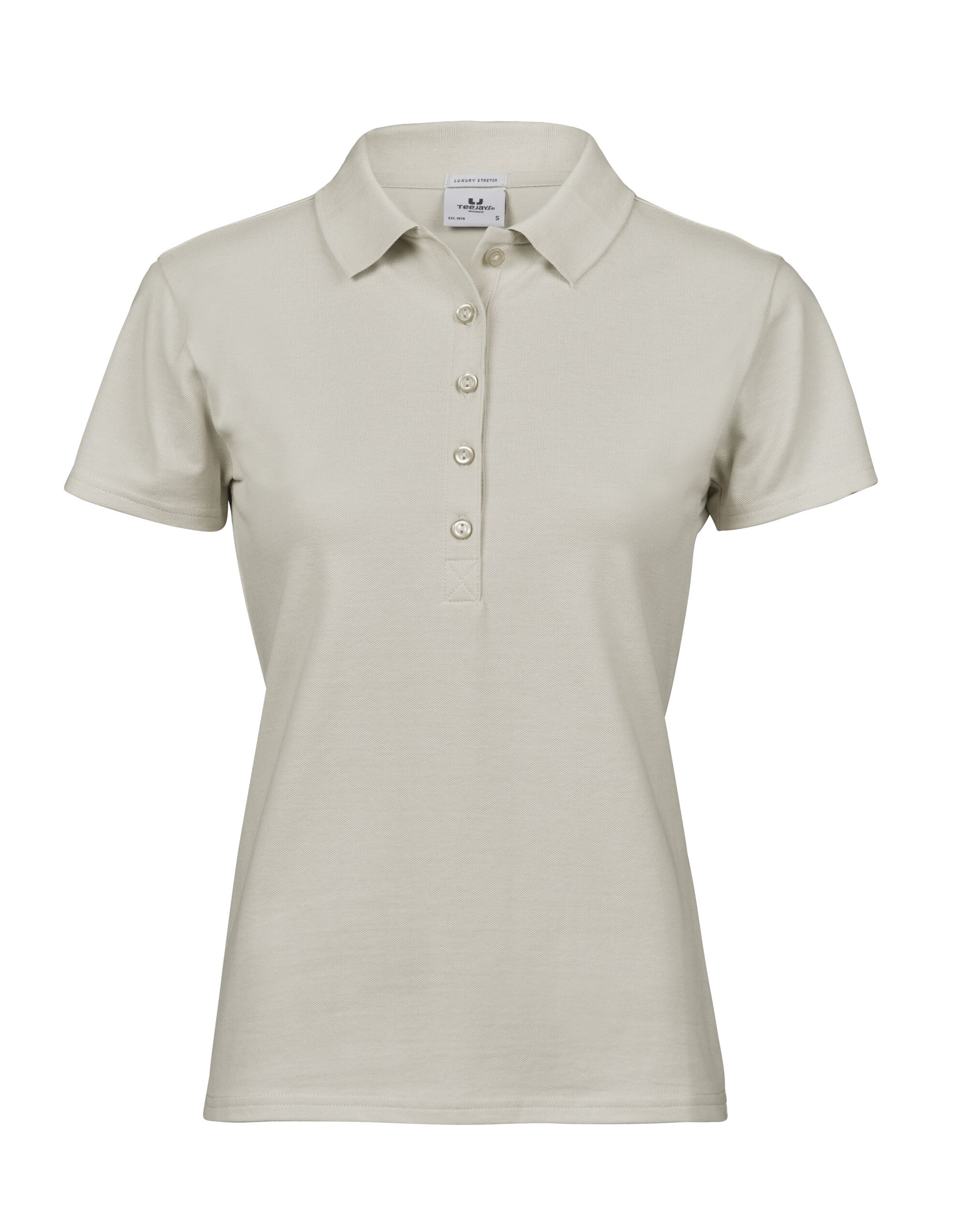 TJ145 Ladies’ Luxury Stretch Polo Cement